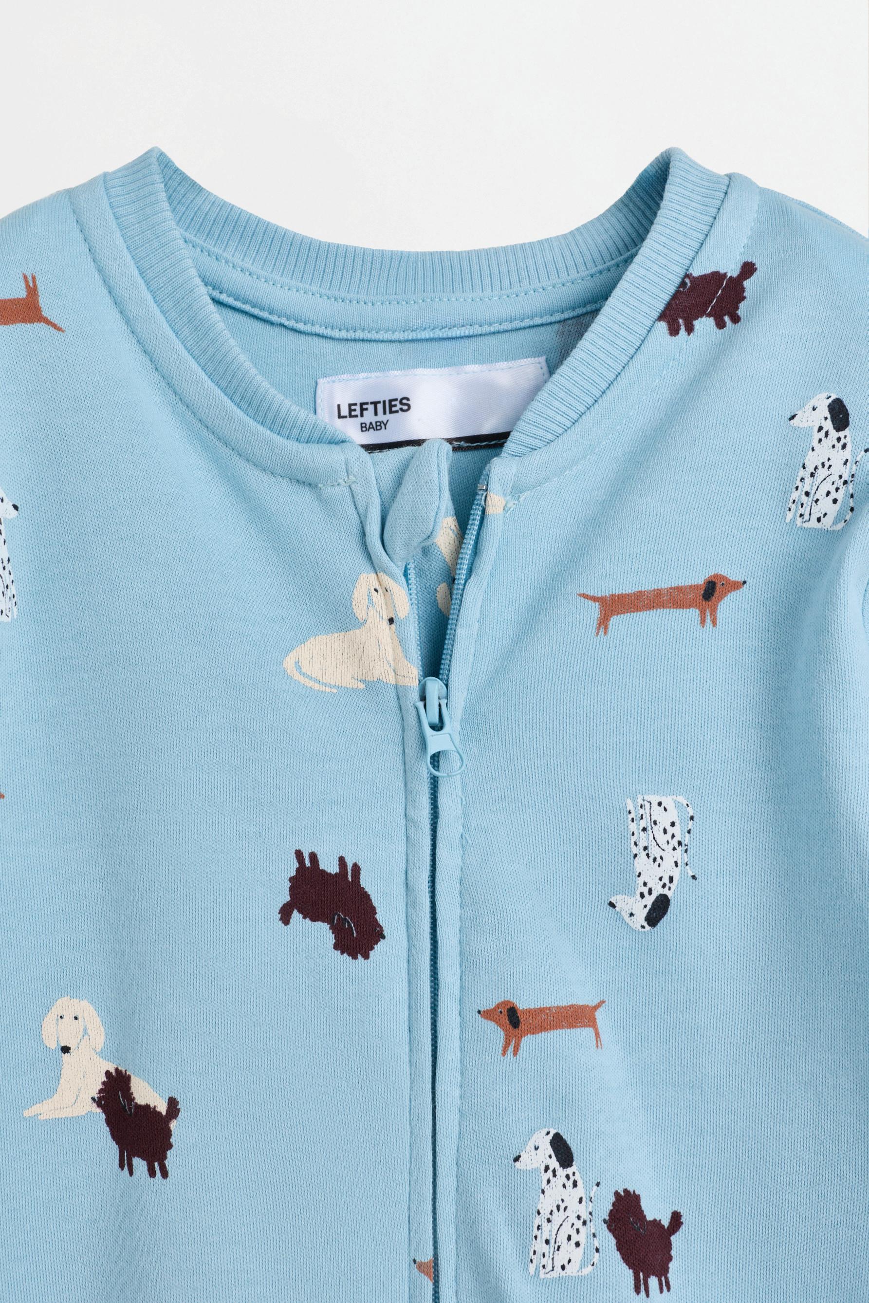 Pack of 2 dinosaur sleepsuits — ECRU