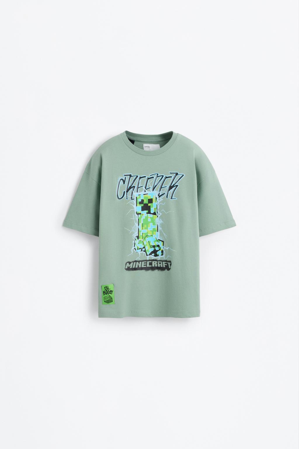 T-shirt Minecraft graffiti