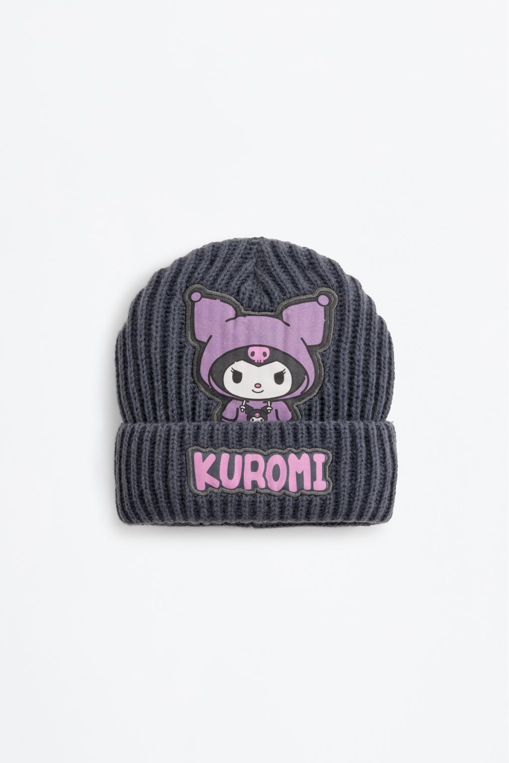 Kuromi Hello Kitty ©SANRIO knit beanie