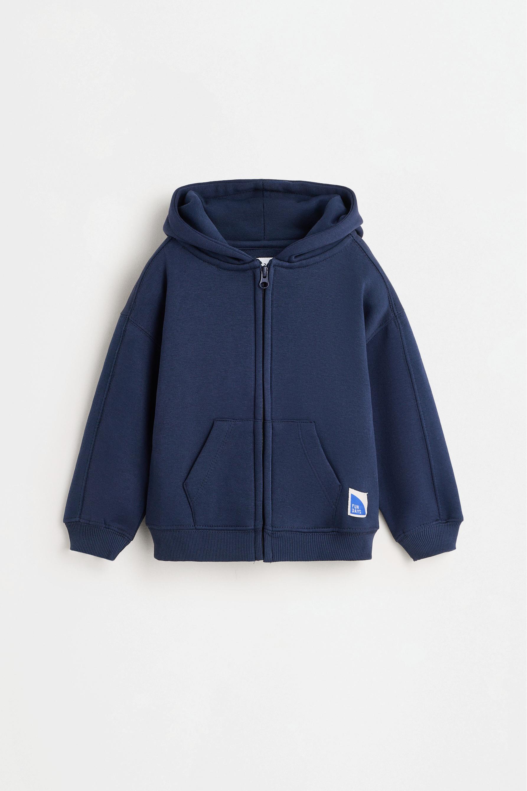 Zip-up sweatshirt — NAVY