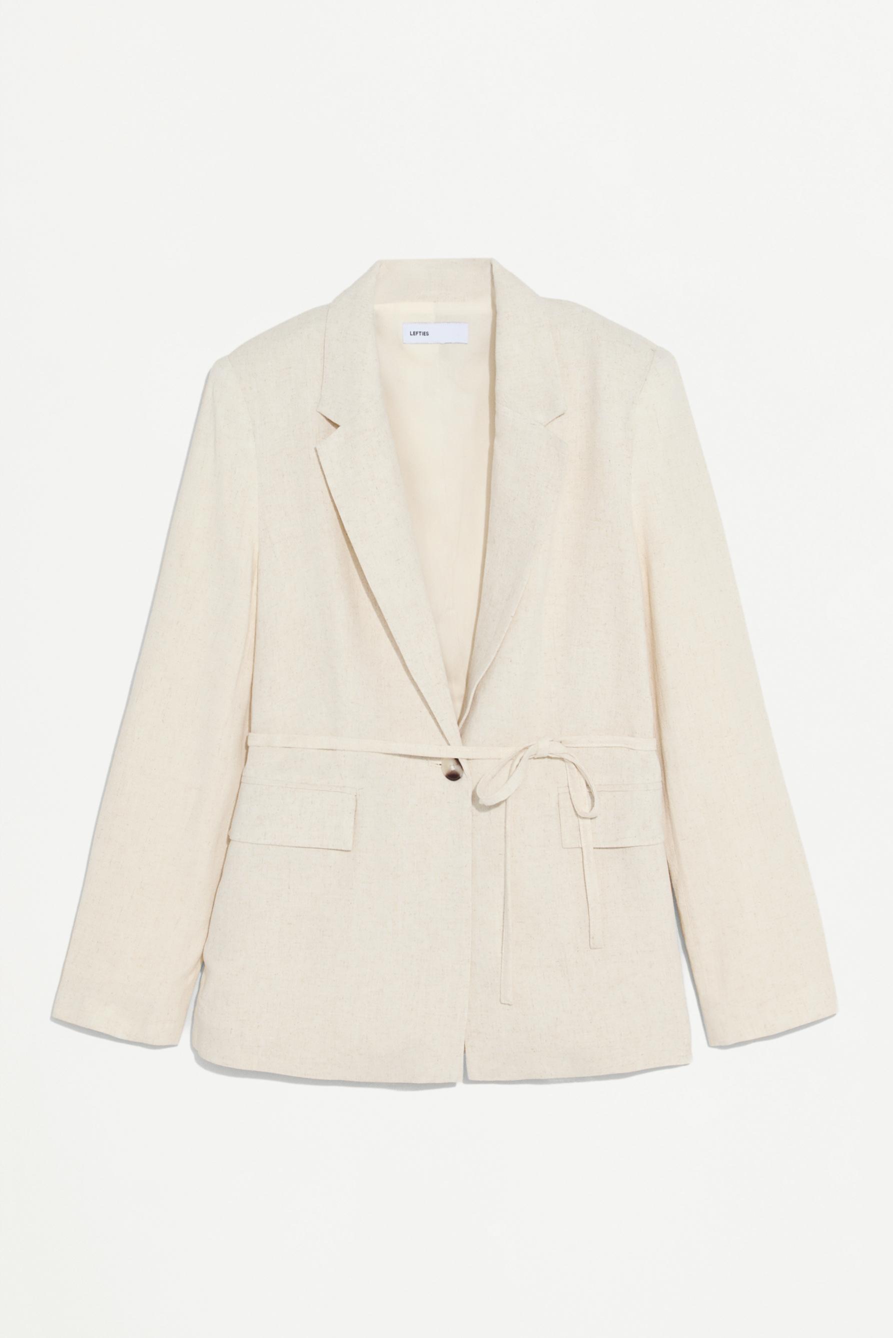 Rustic blazer — BEIGE