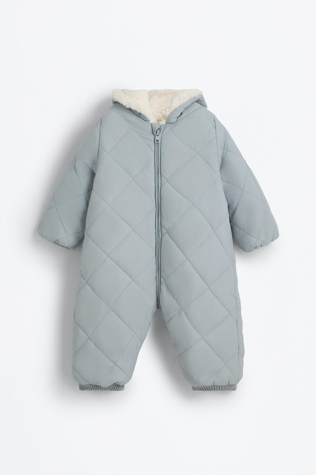 Fleece Lined Padded Jumpsuit