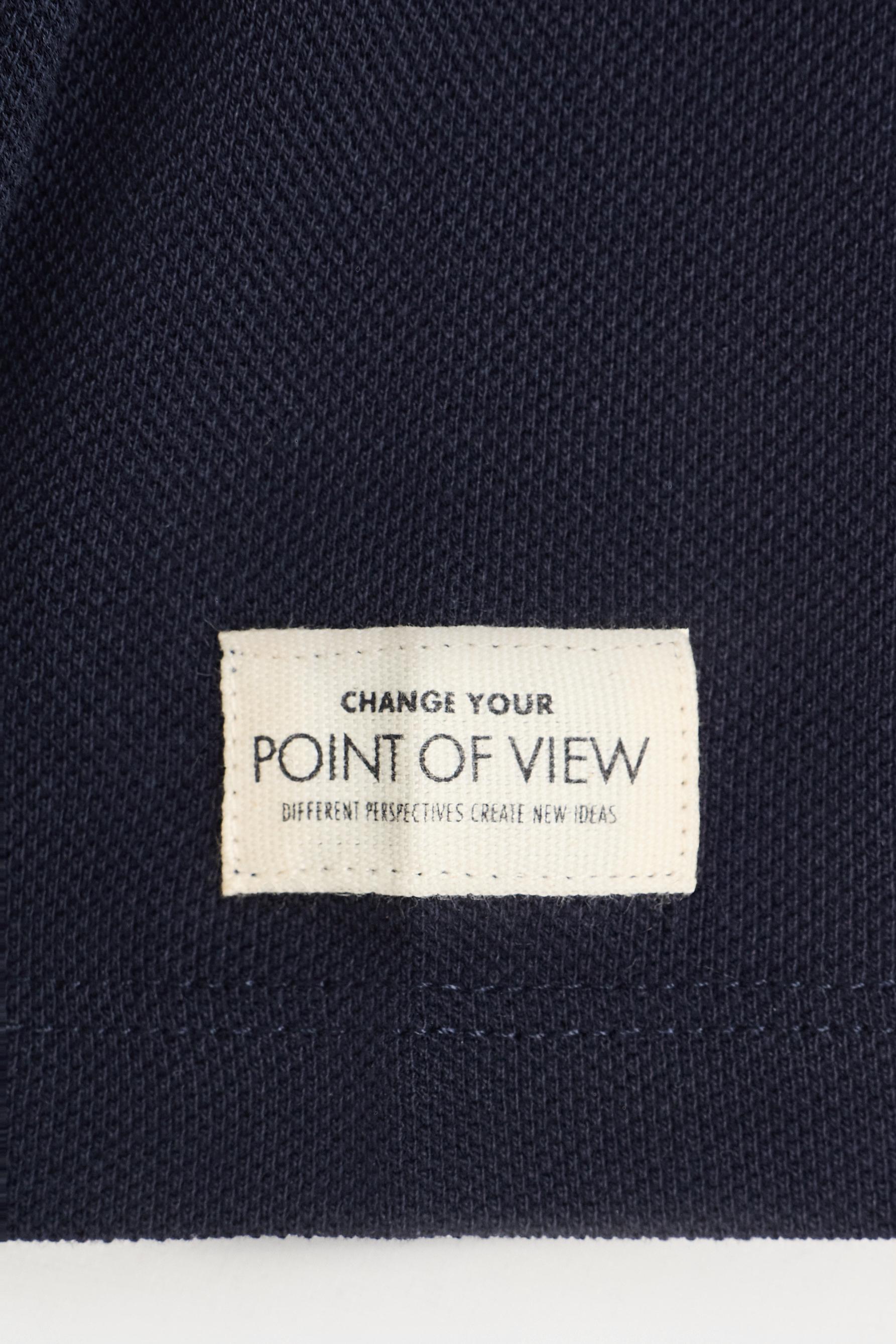 Piqué T-shirt and Bermuda shorts co-ord — NAVY