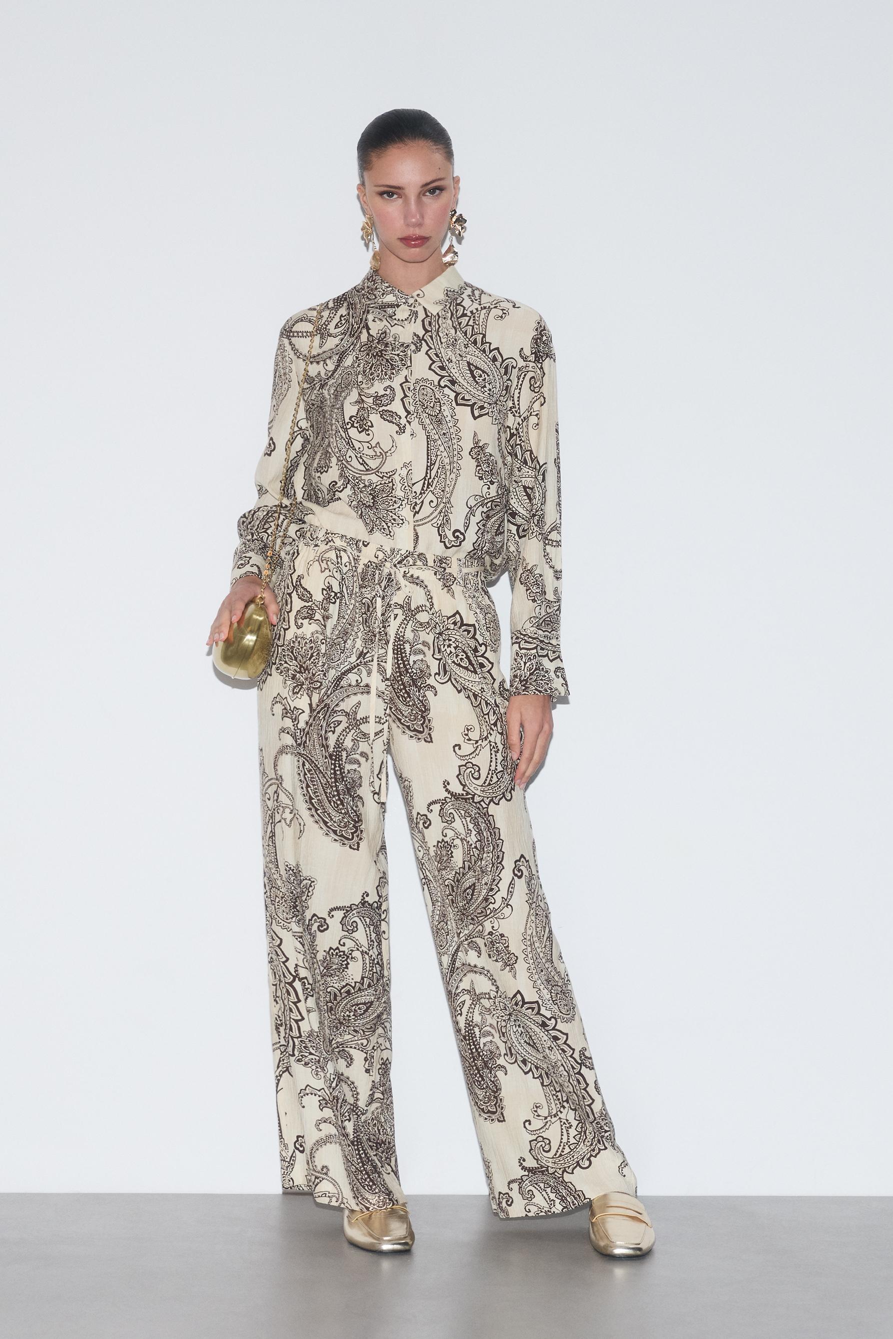 Pantalón bambula estampado