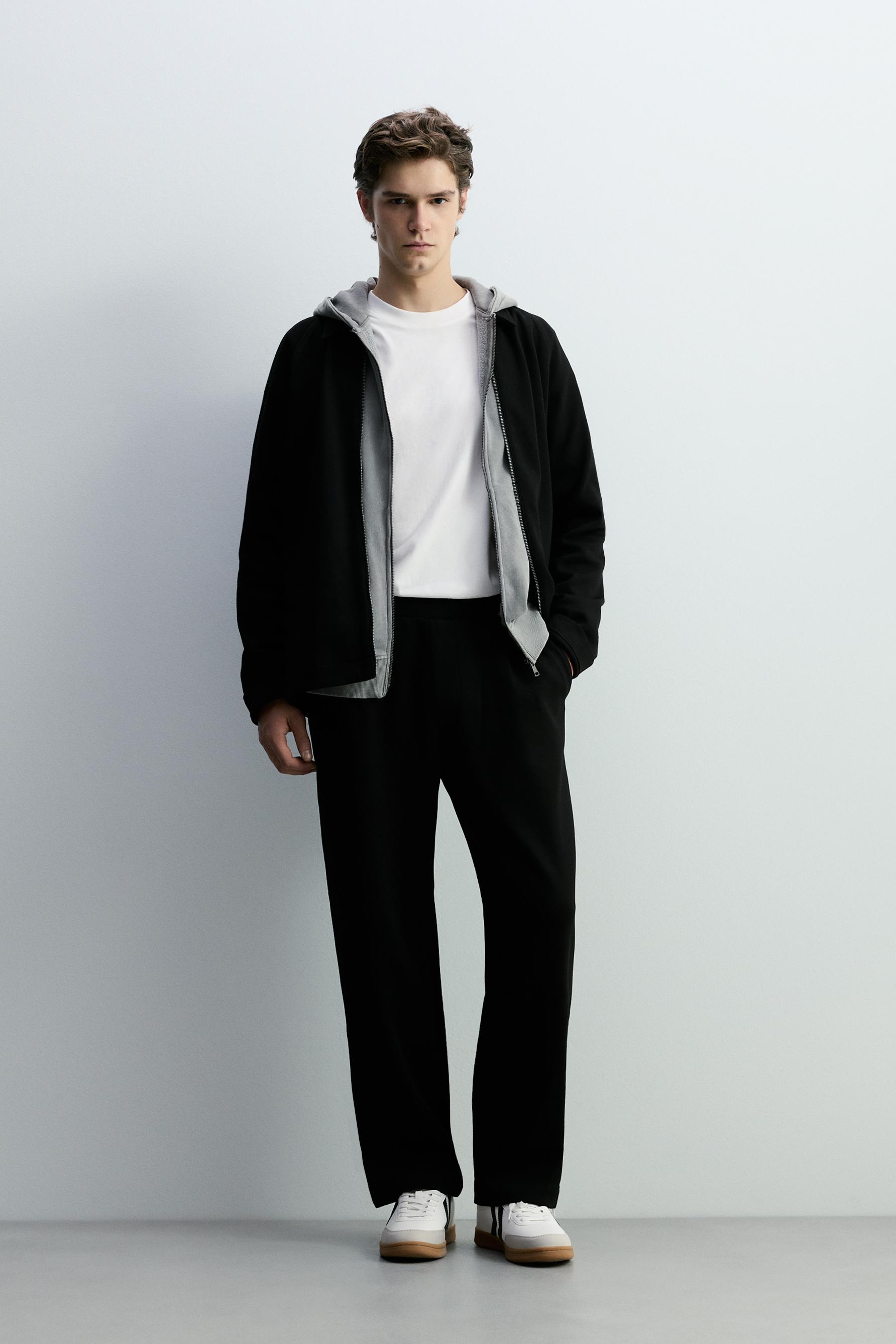 Pantalón pinzas heavy interlock