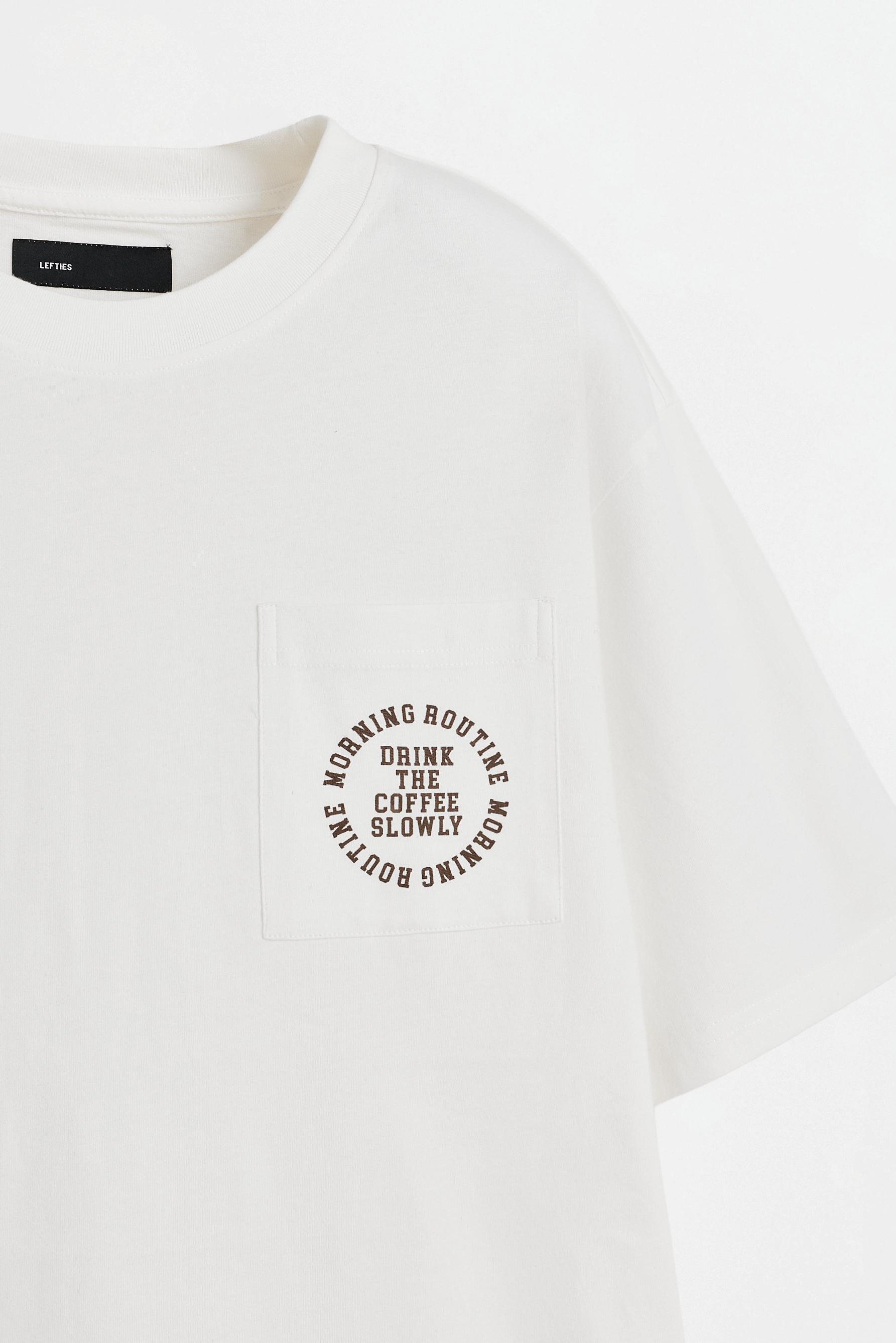 Short pyjamas with pocket — WHITE