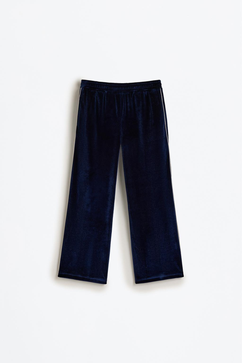 Velvet joggers