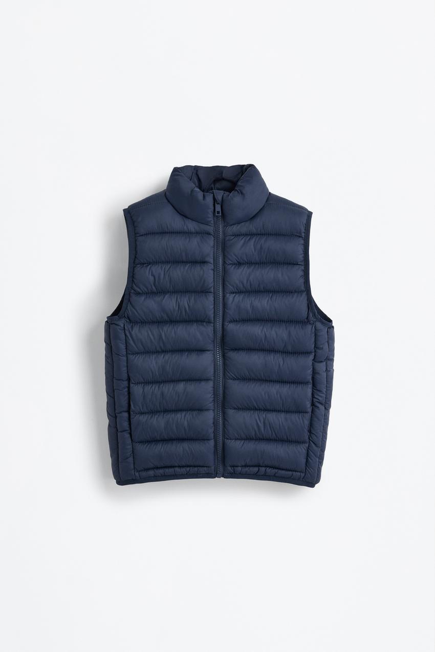 Chaleco acolchado ligero Efecto Piel Cazadoras Abrigos