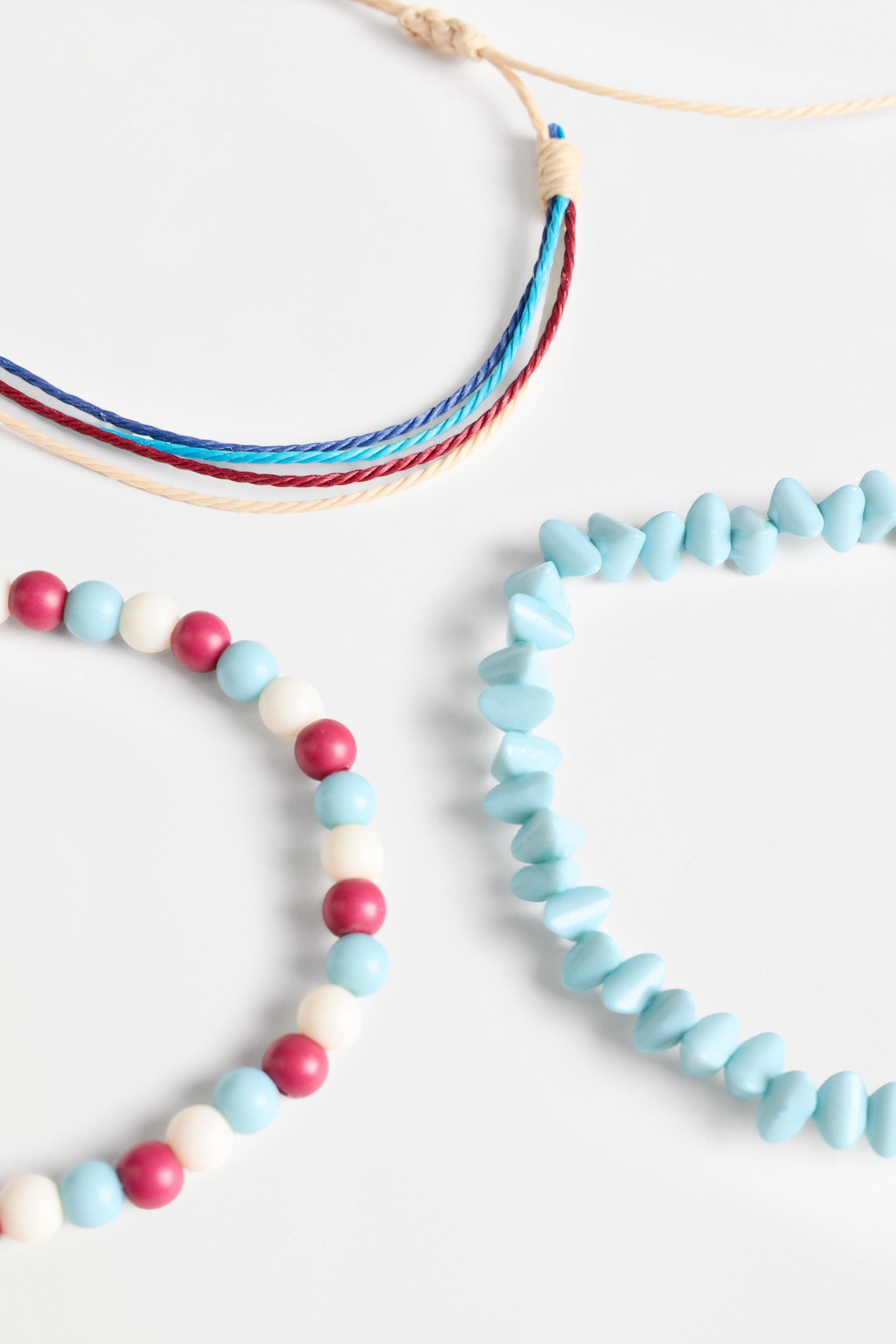 Assorted Bracelets (Pack of 3) — RED/NAVY
