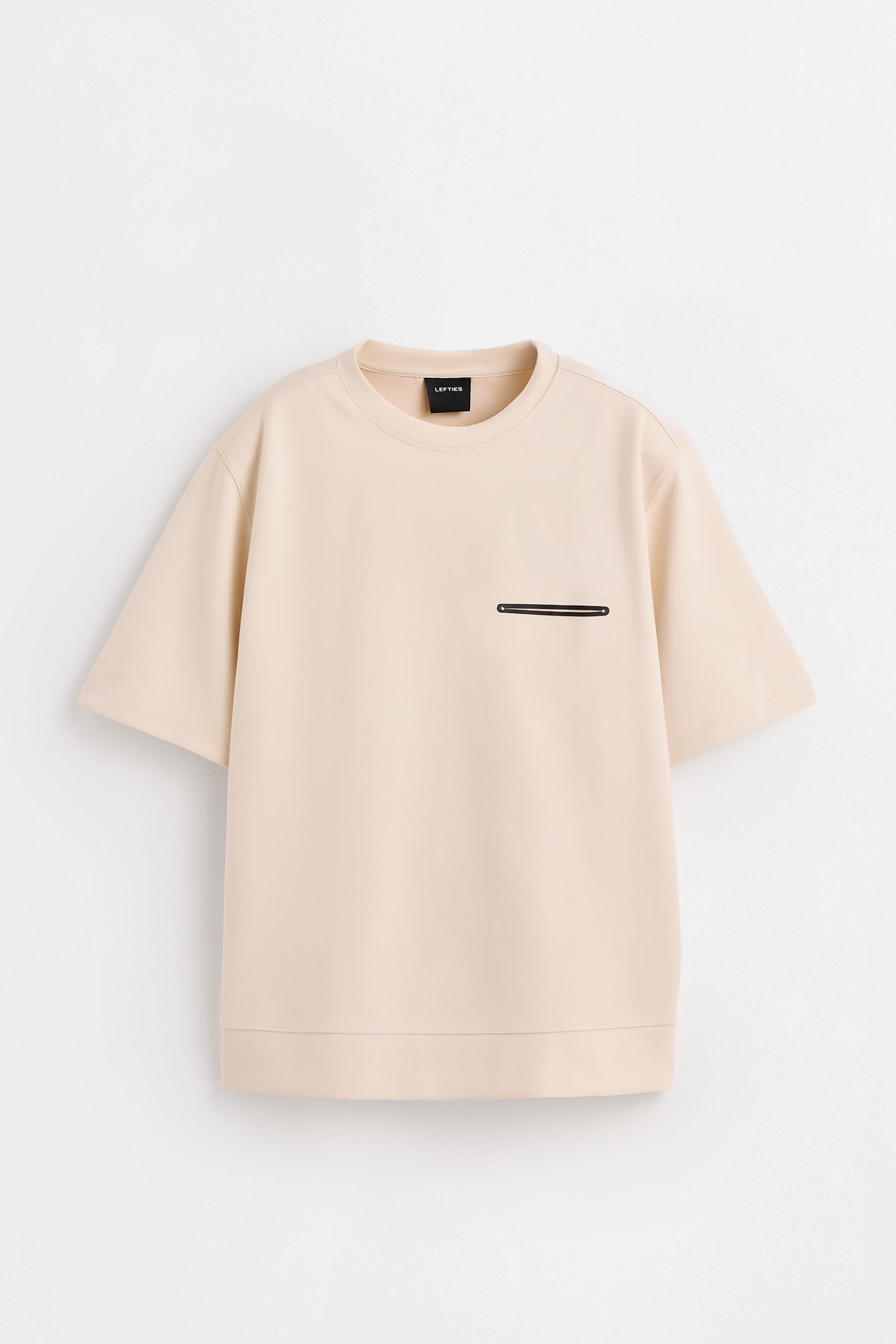 Interlock Sports T-shirt — PALE SAND