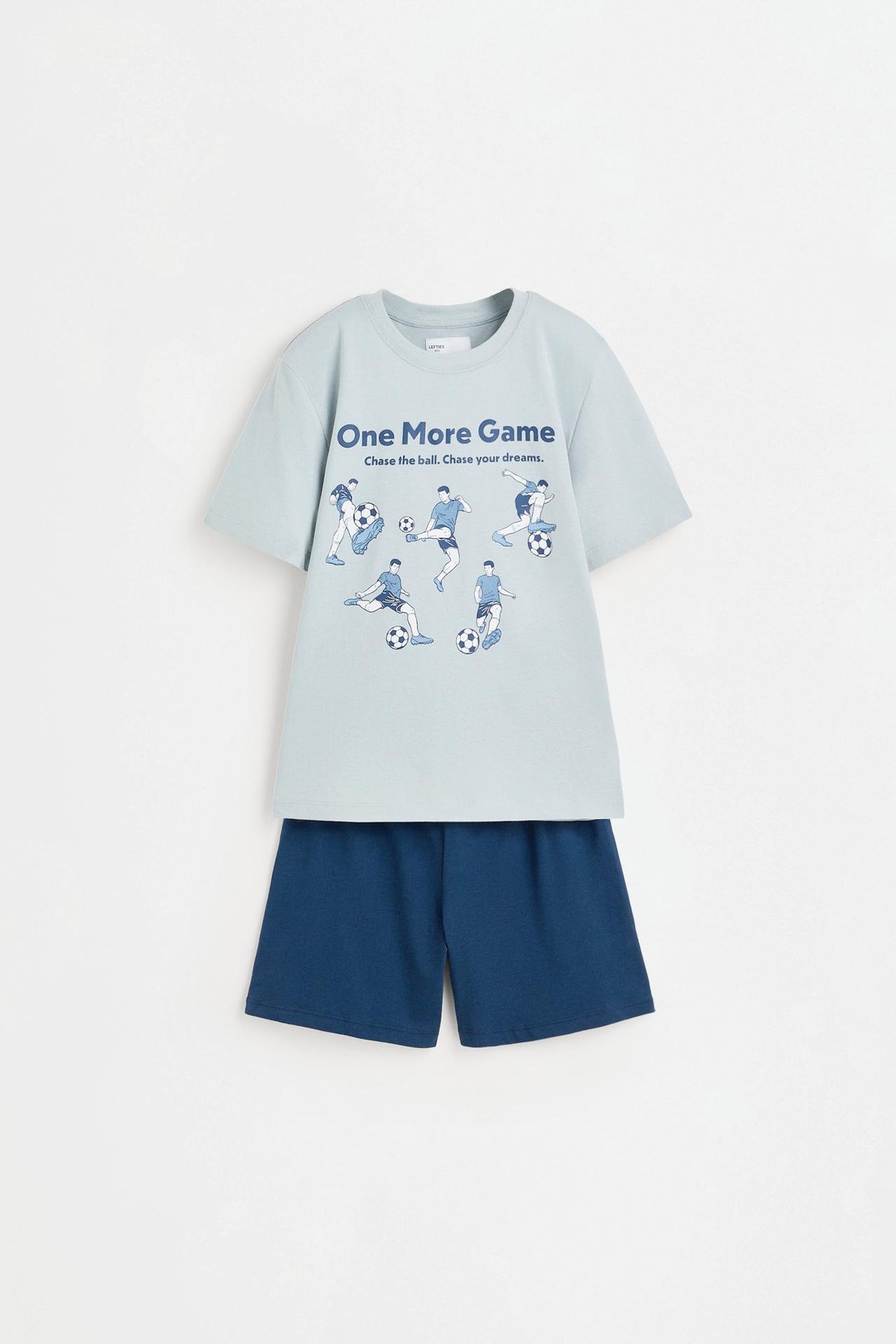Short printed pyjamas — BLUE