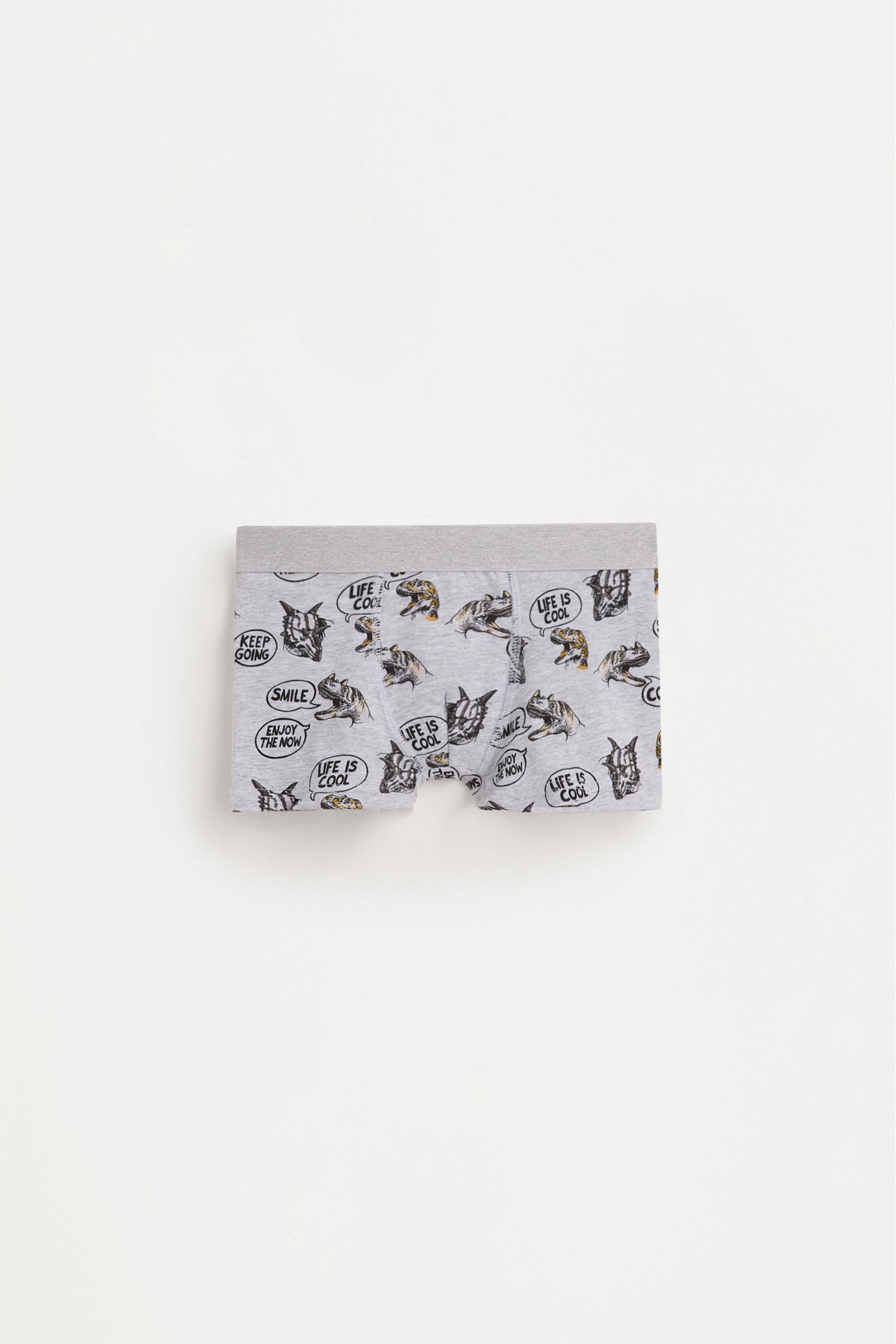 Printed boxer briefs (7-pack) — GREEN (alternate view)
