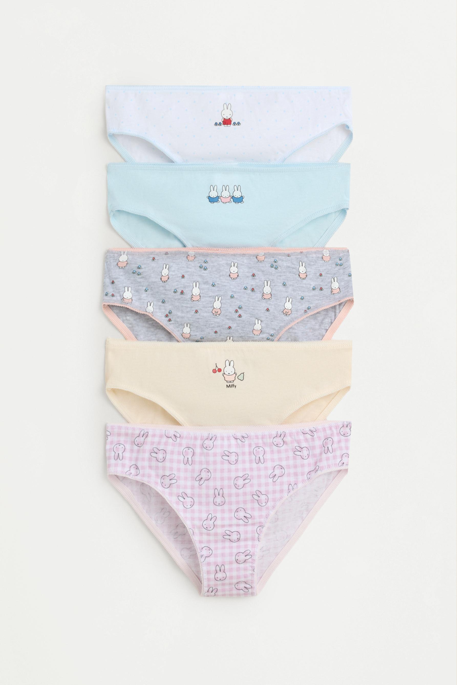 Miffy© Briefs (5-Pack) — PINK/WHITE