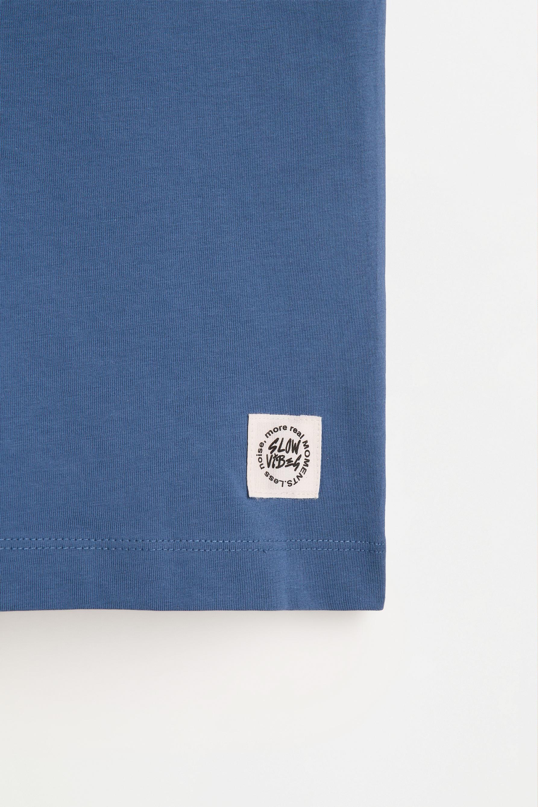 Pack of 2 assorted sleeveless T-shirts — MEDIUM BLUE