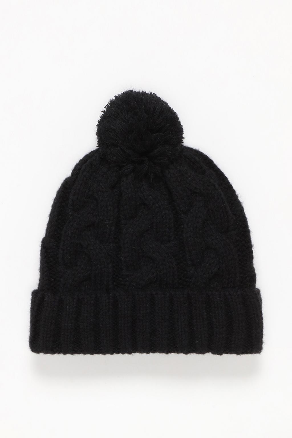 Cable-knit hat