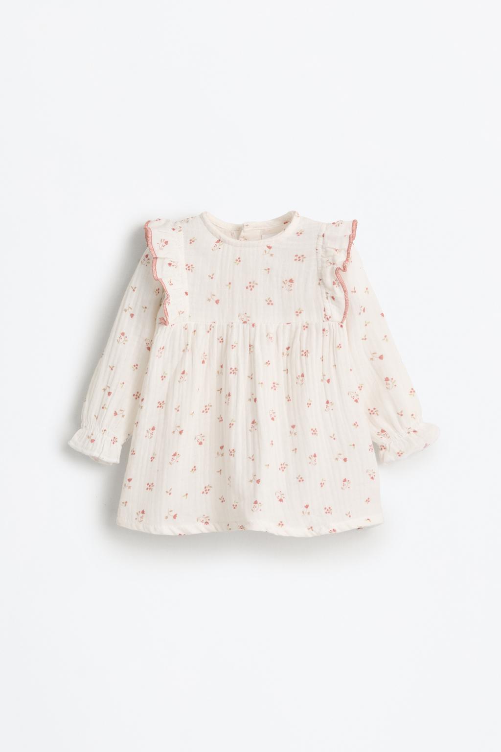Vestito volant texture