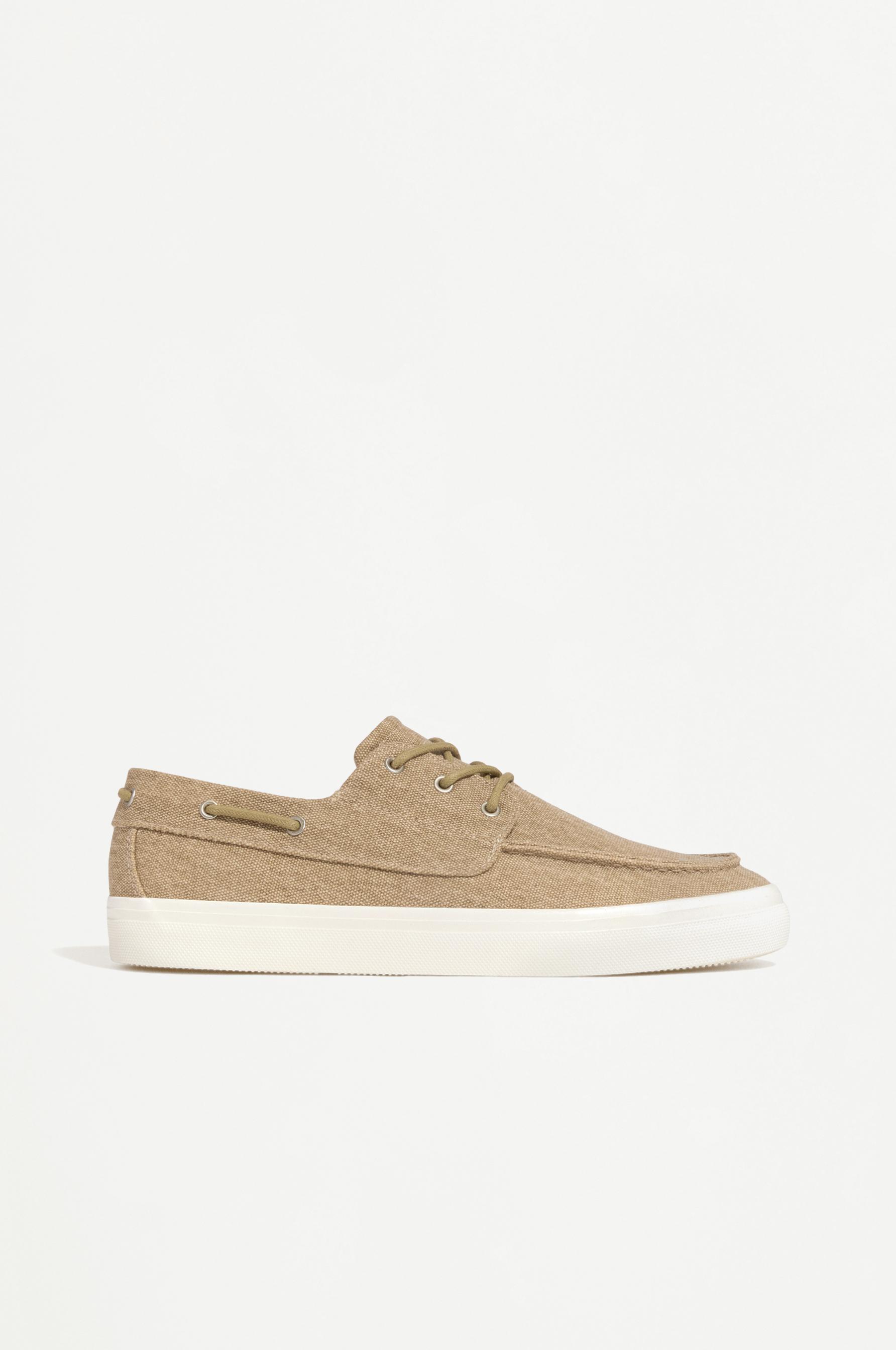 Men's dress boat shoes — BEIGE
