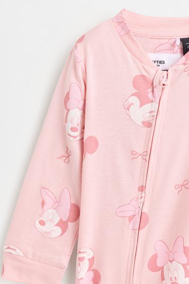 Pack of 2 Minnie Mouse ©Disney sleepsuits — ECRU 6