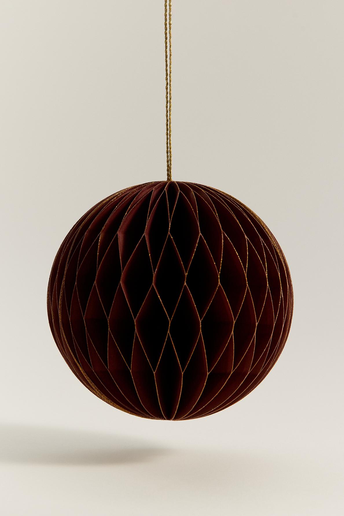 Enfeite de árvore bola 10 cm