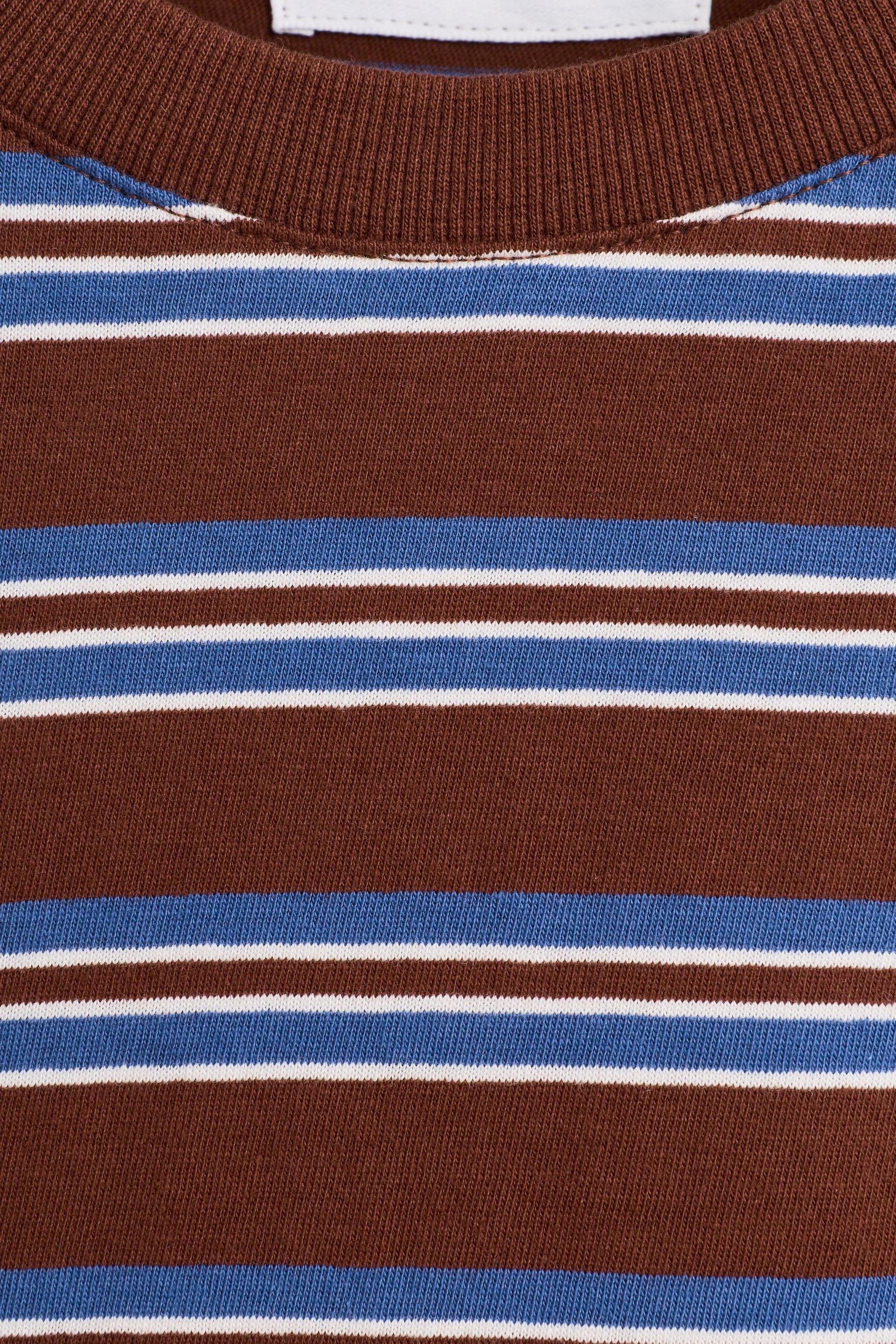 Striped T-shirt — RED
