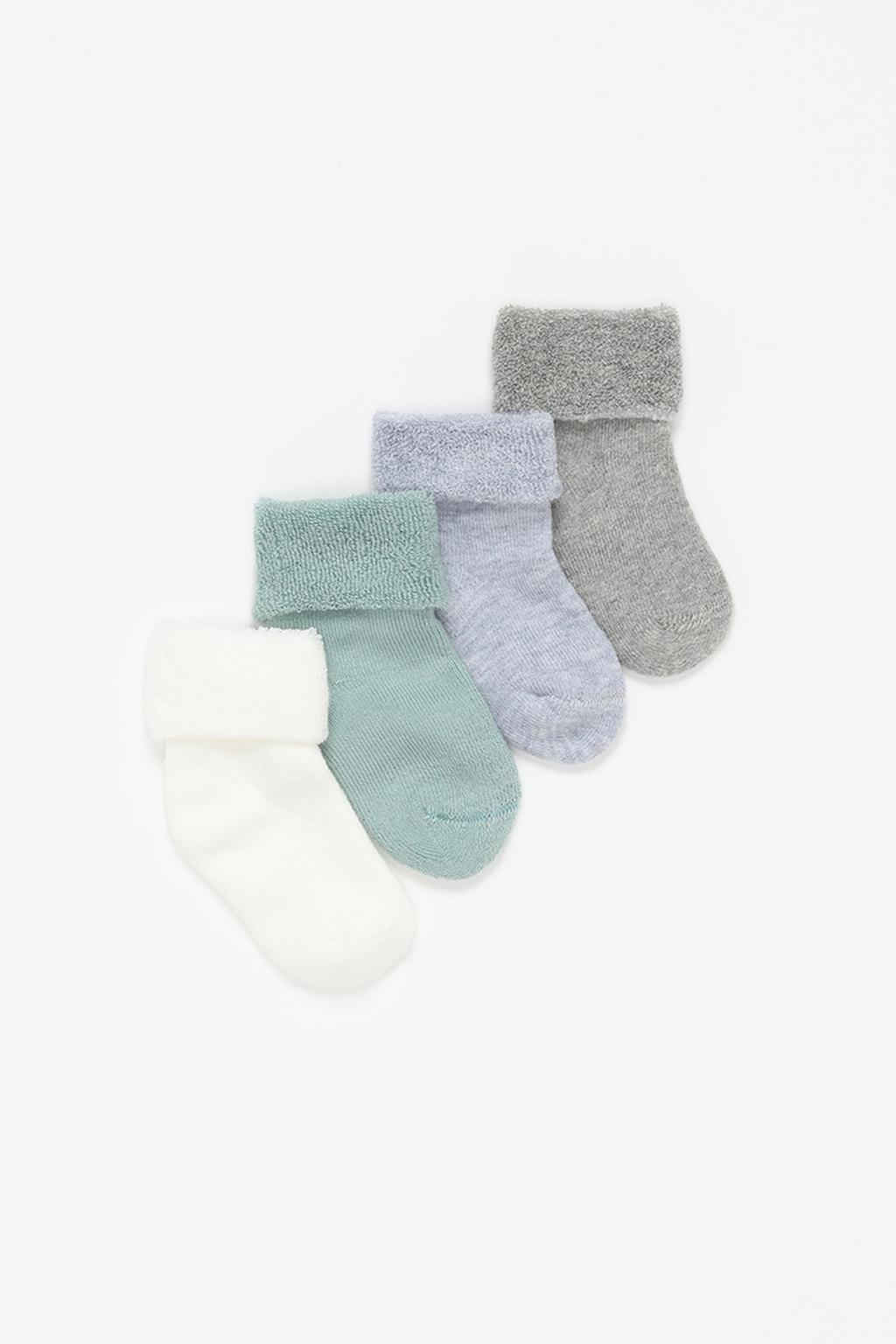 4-pack of plain long socks