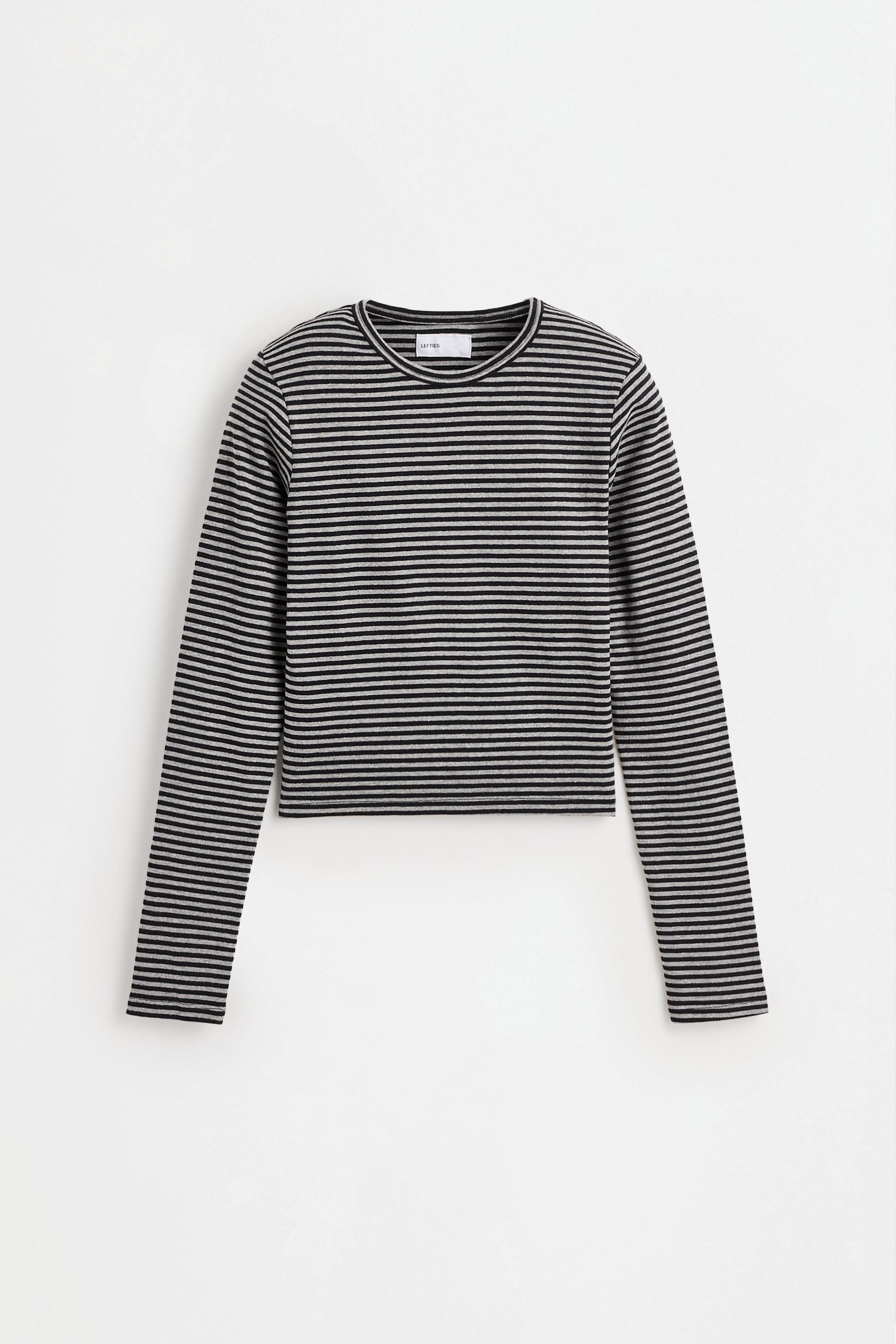 Long sleeve T-shirt — BLACK MARL
