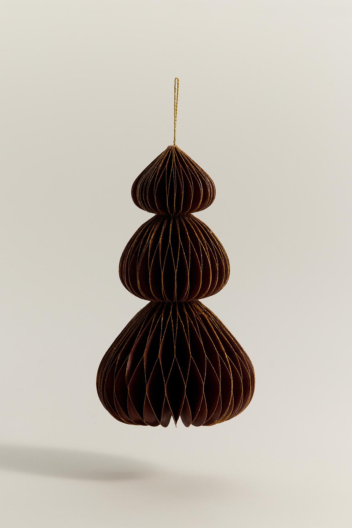 Adorno de árvore de abeto 15 cm