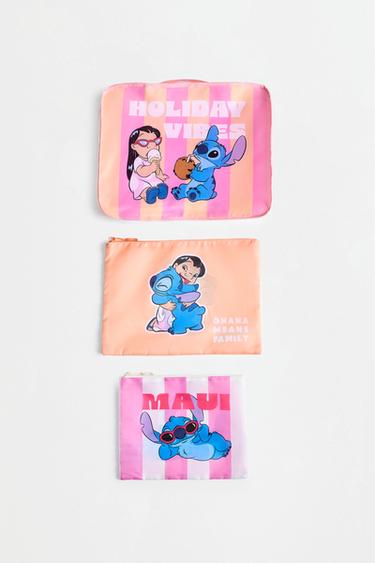 Lilo & Stitch ©Disney travel organizers (Set of 3) — ORANGE TONES 1