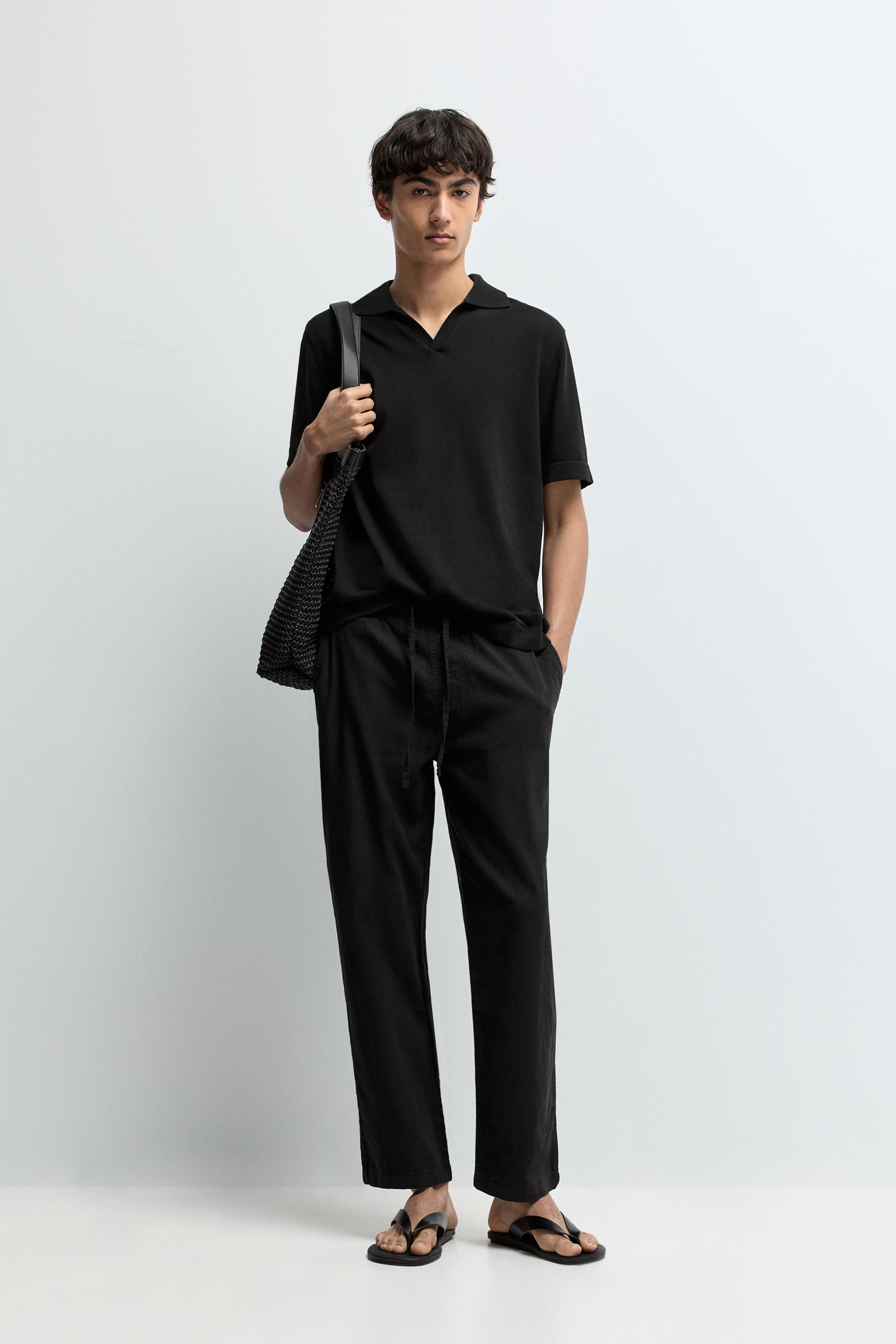 Pantalón jogger lino - algodón