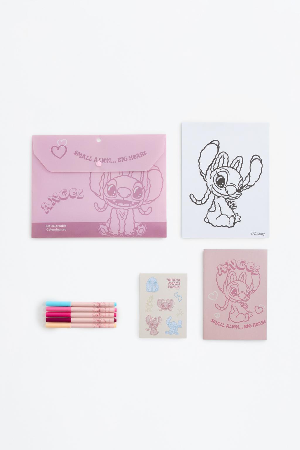 Colourable Angel Lilo & Stitch ©Disney set
