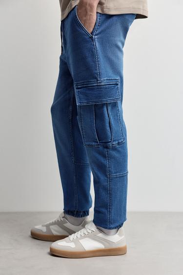 Cargo jogger jeans — BLUE 3
