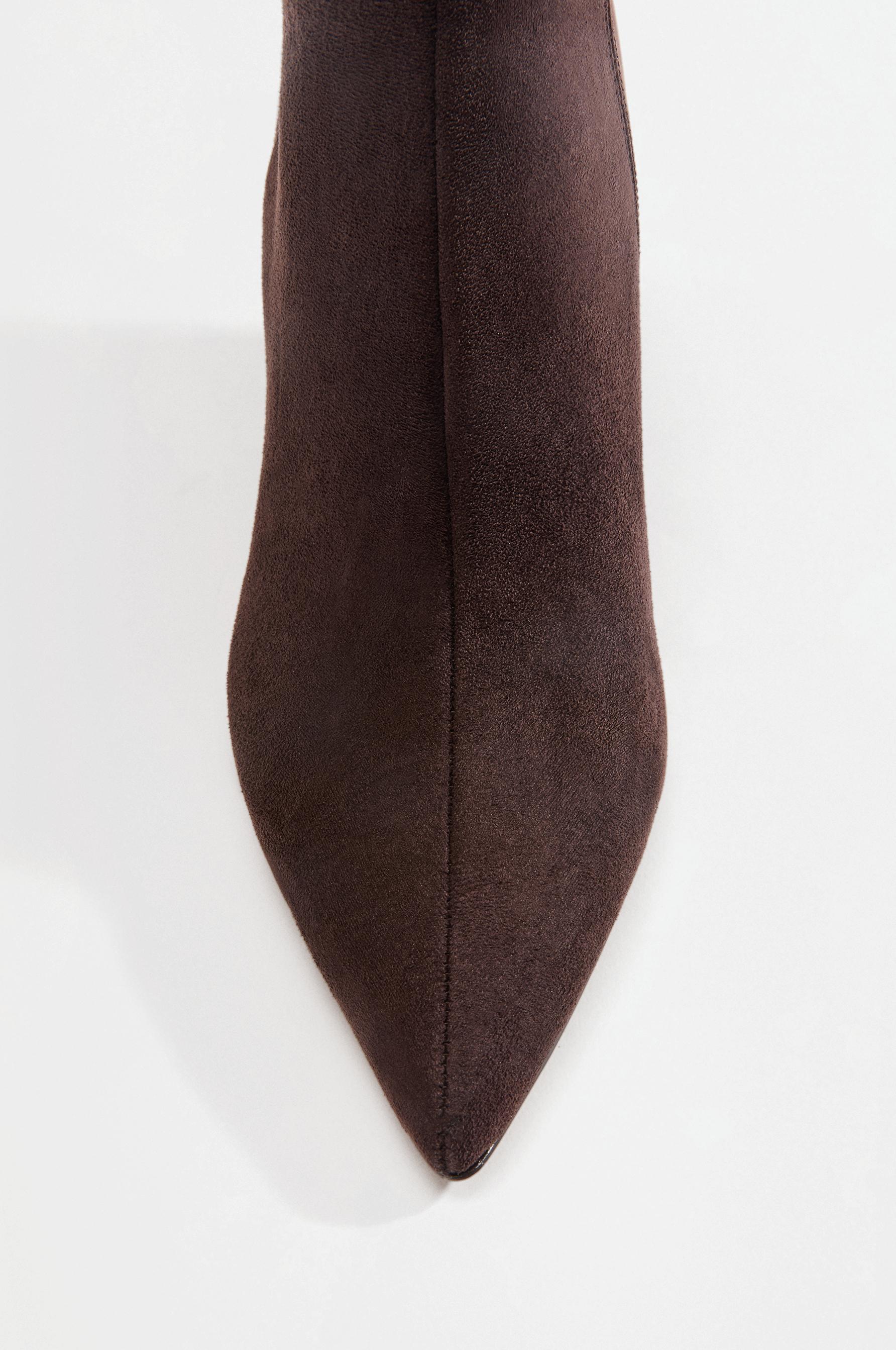 Wedge ankle boots — BROWN