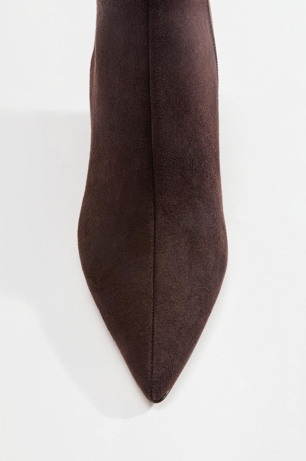 Wedge ankle boots — BROWN