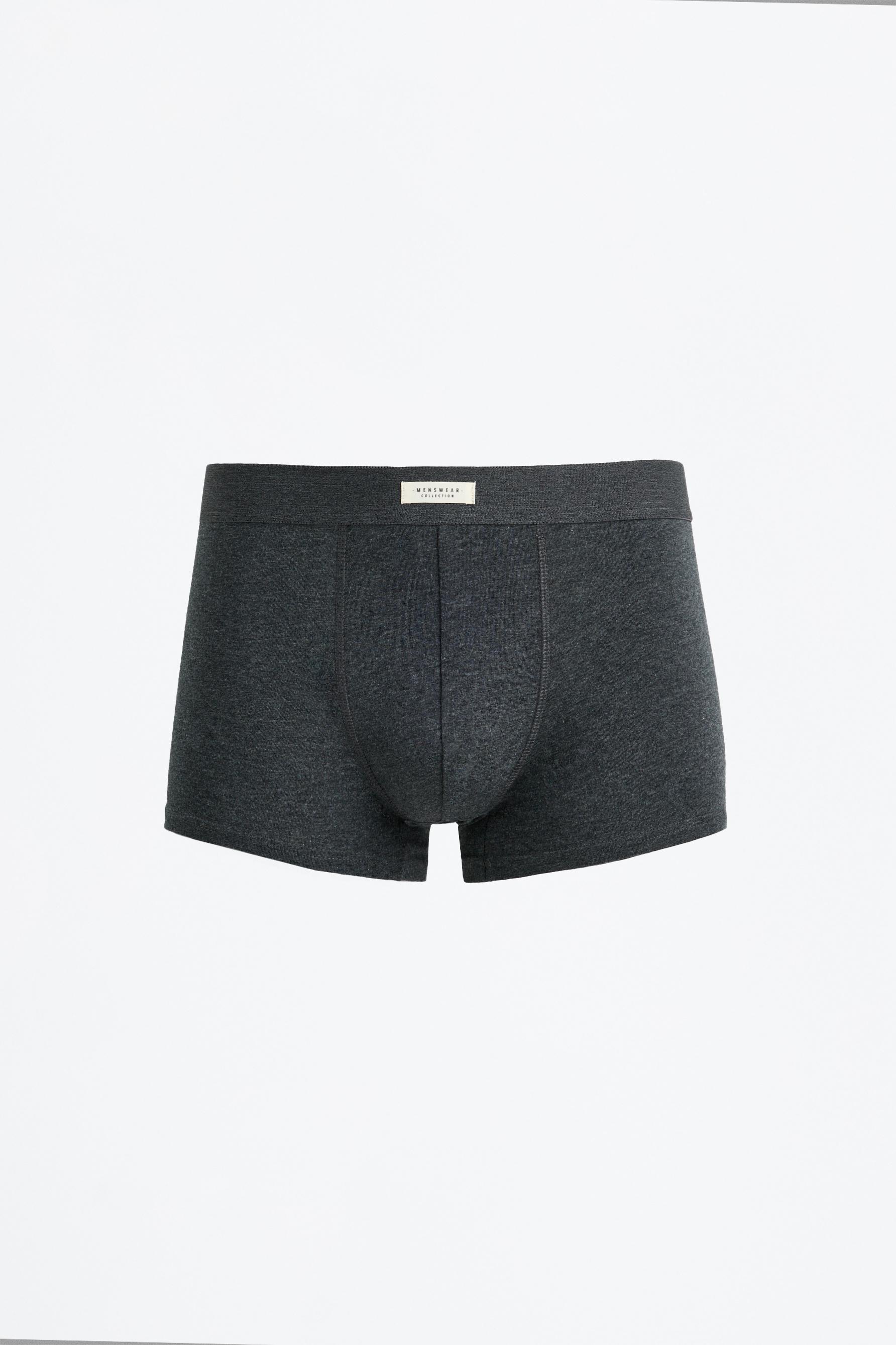 Basic Boxers (3-Pack) — GREY MARL