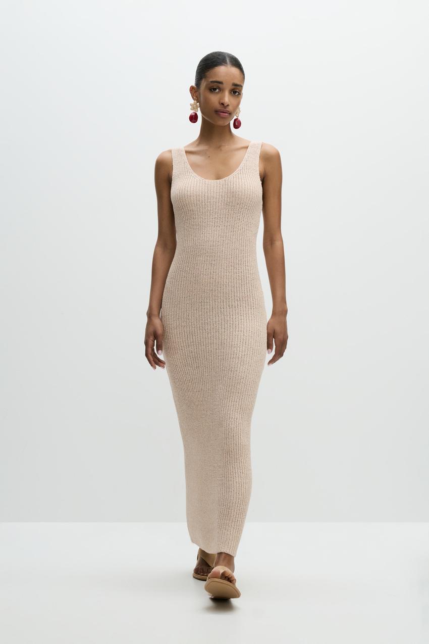 Vestido Boho Ropa De Fiesta Lefties El Vestido Estampado De Tul De