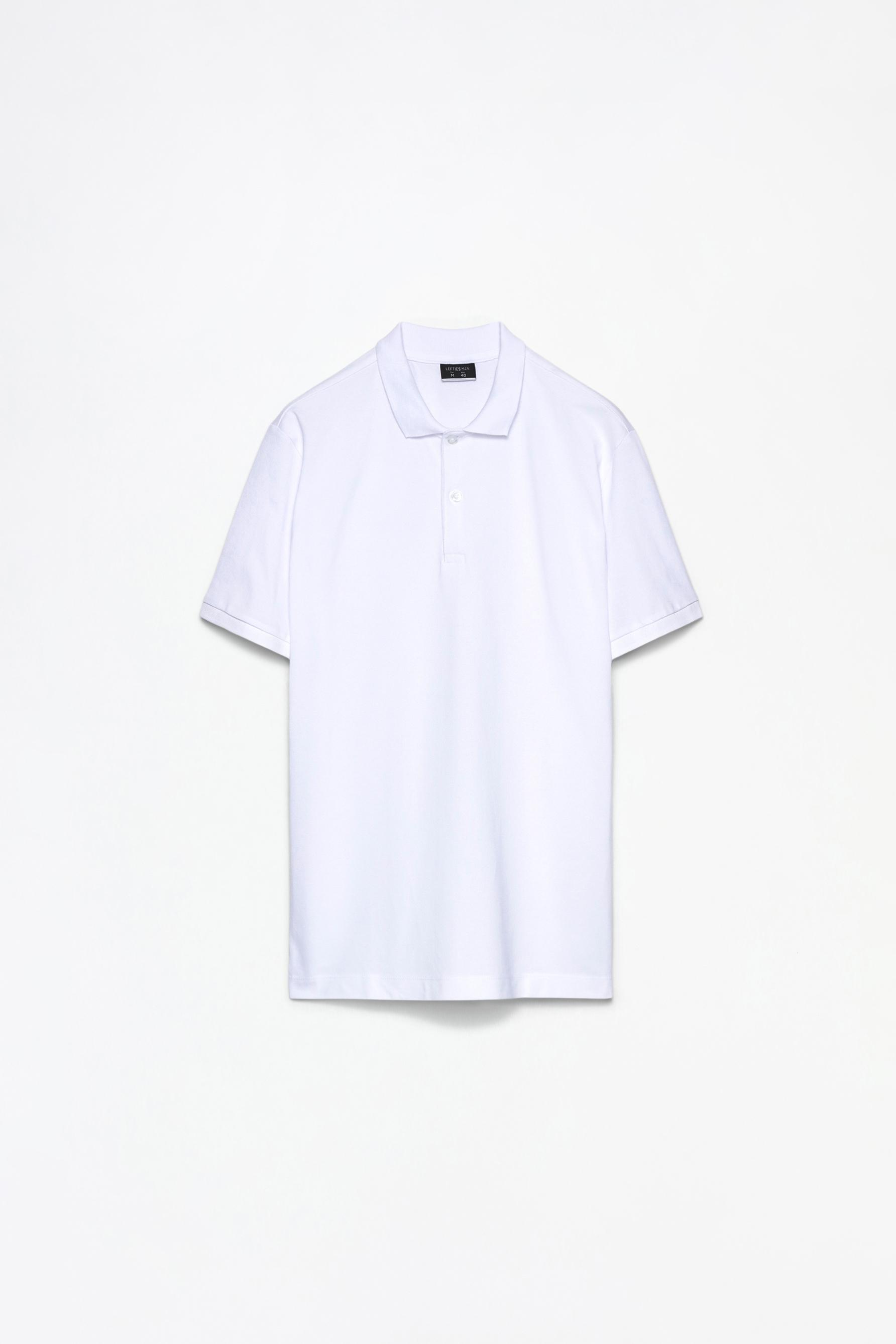 Basic polo shirt — WHITE