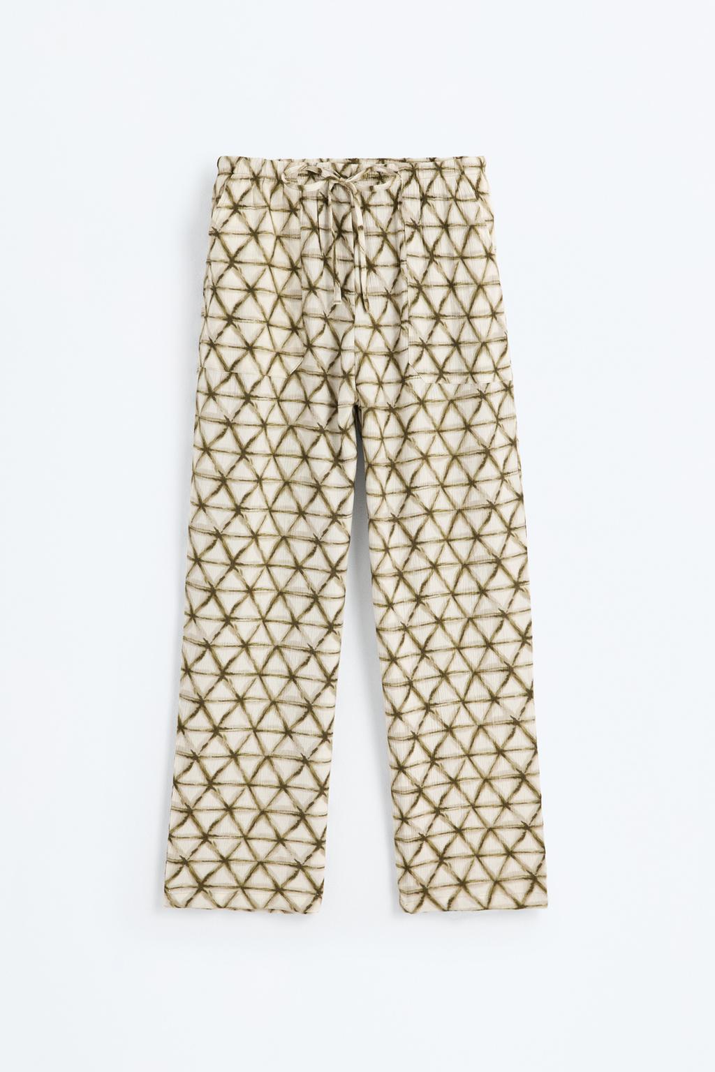 Pantaloni con texture