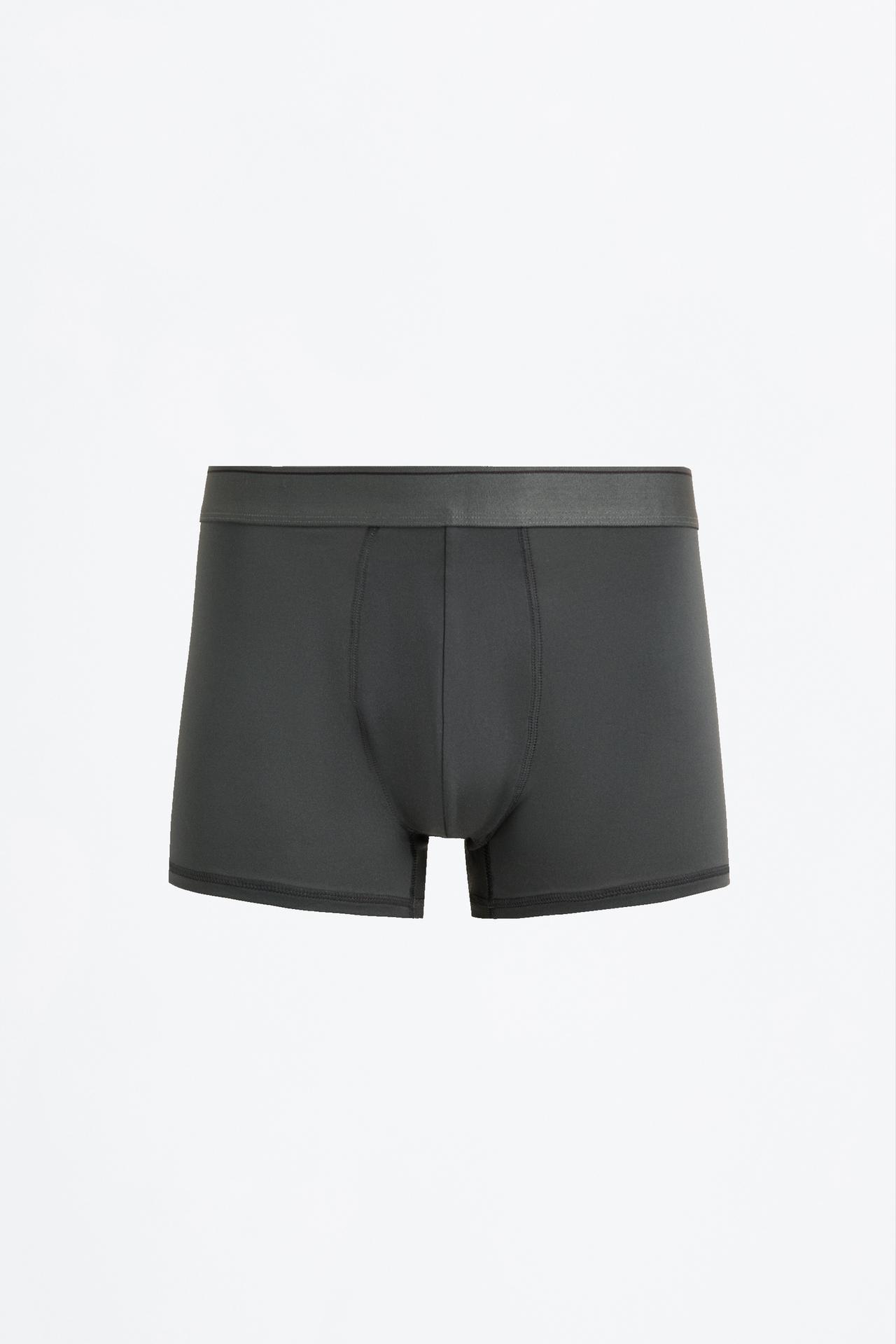 Microfibre boxers (Pack 3) — BROWN
