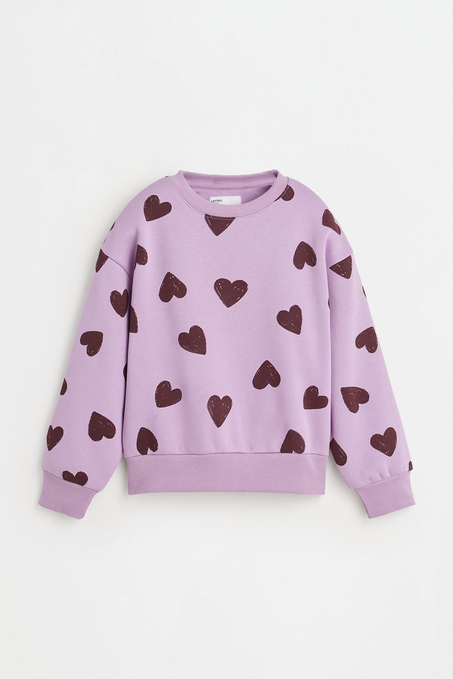 Printed sweatshirt — MAUVE PINK