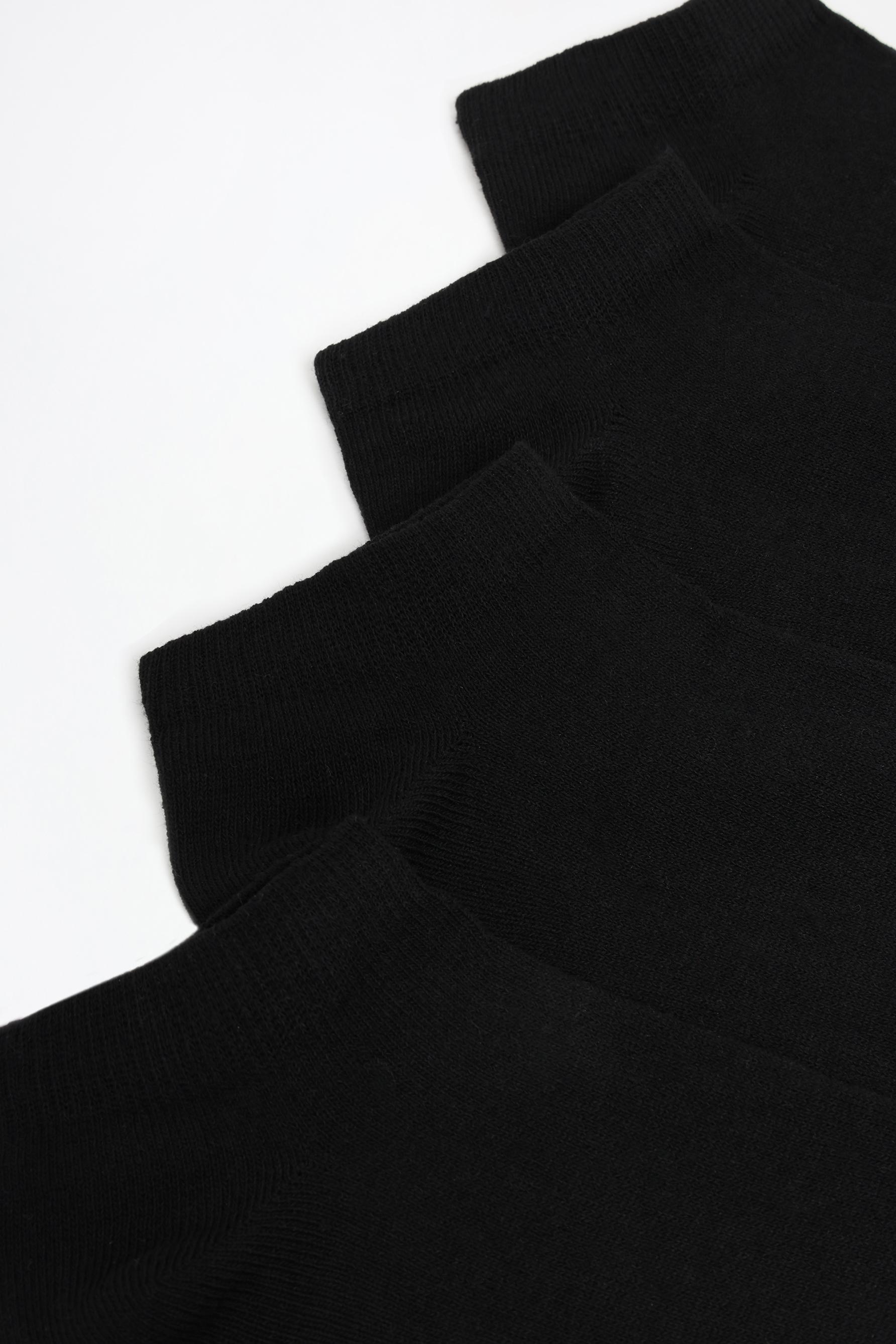 Ankle socks (Pack 7) — BLACK