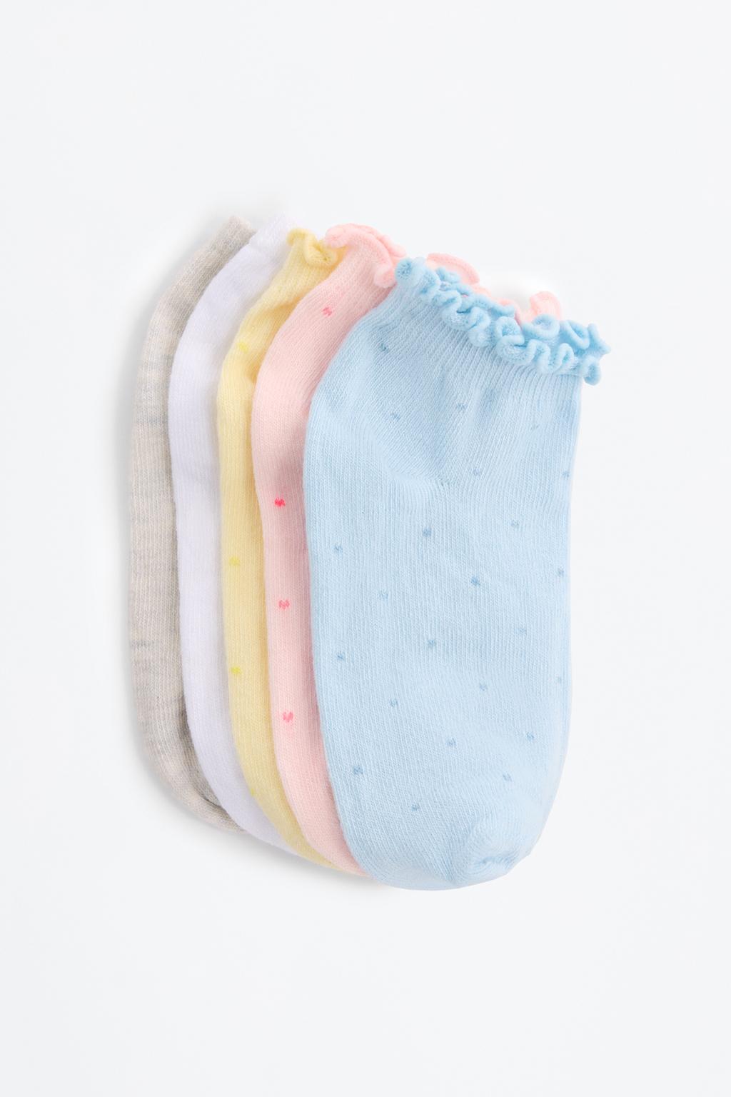 Pack 5 calcetines tobilleros rizo