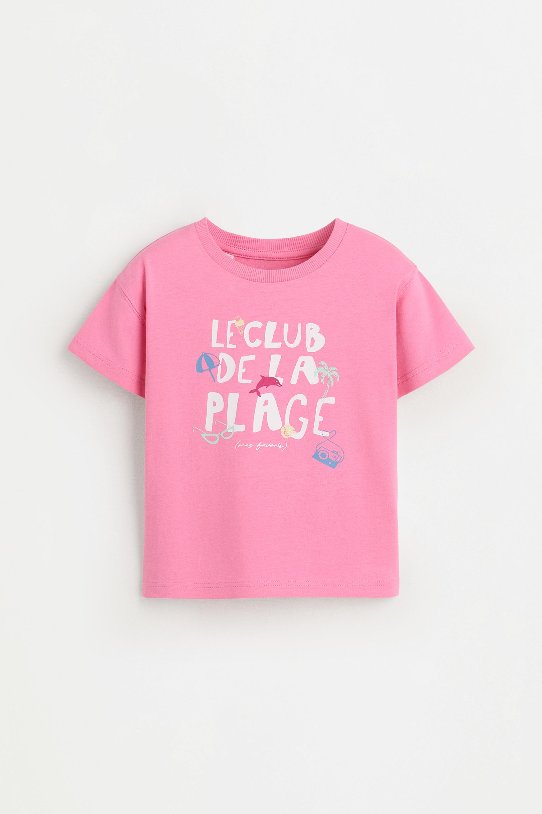Pack of 2 assorted T-shirts — FUCHSIA