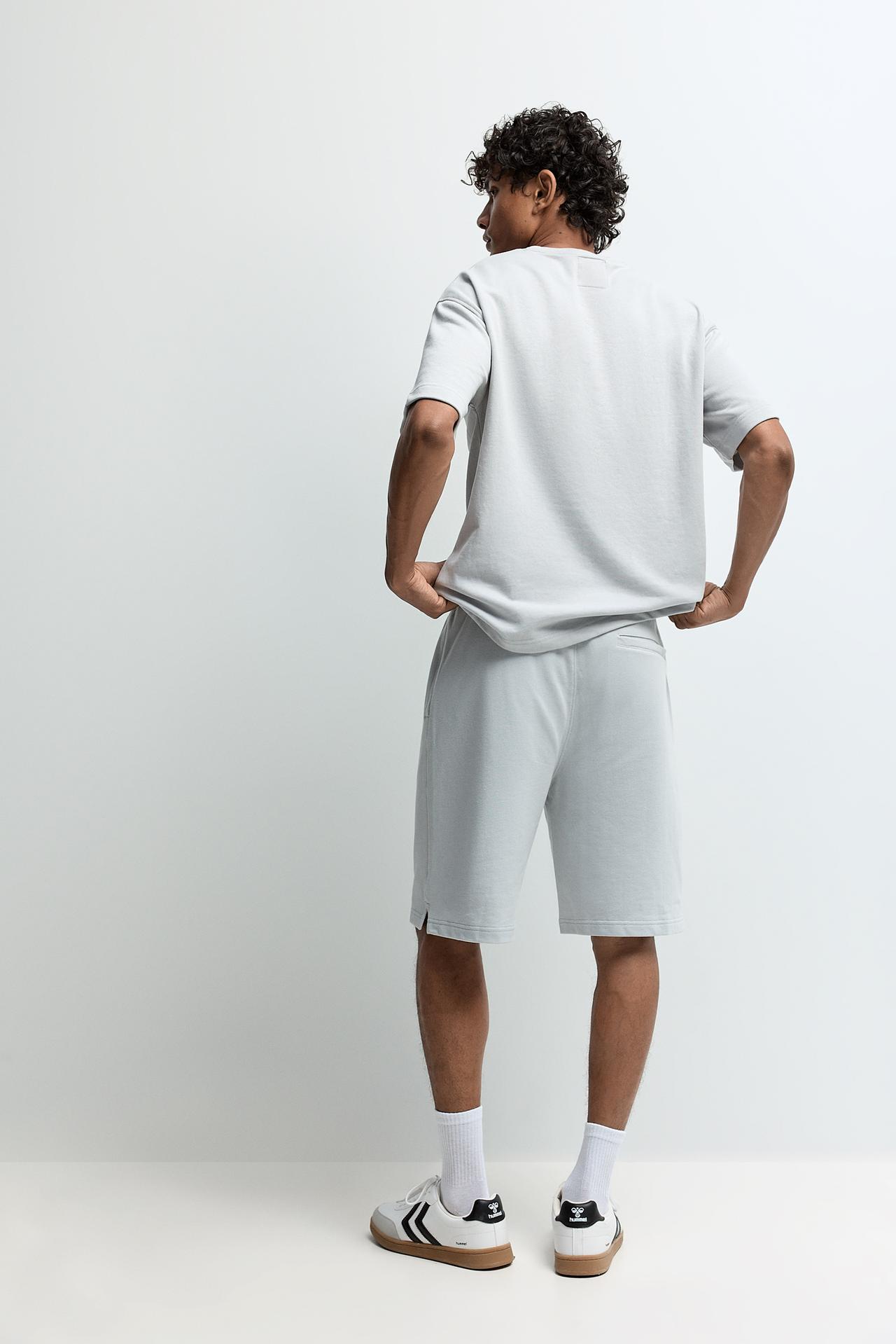 Tracksuit Bermuda shorts — PALE BLUE