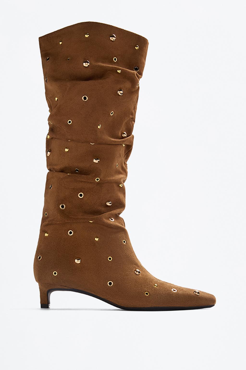 Studded Heel Boot
