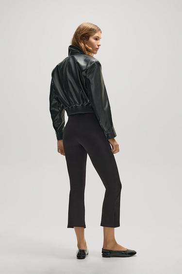 Shaping bell bottom trousers — BLACK 4