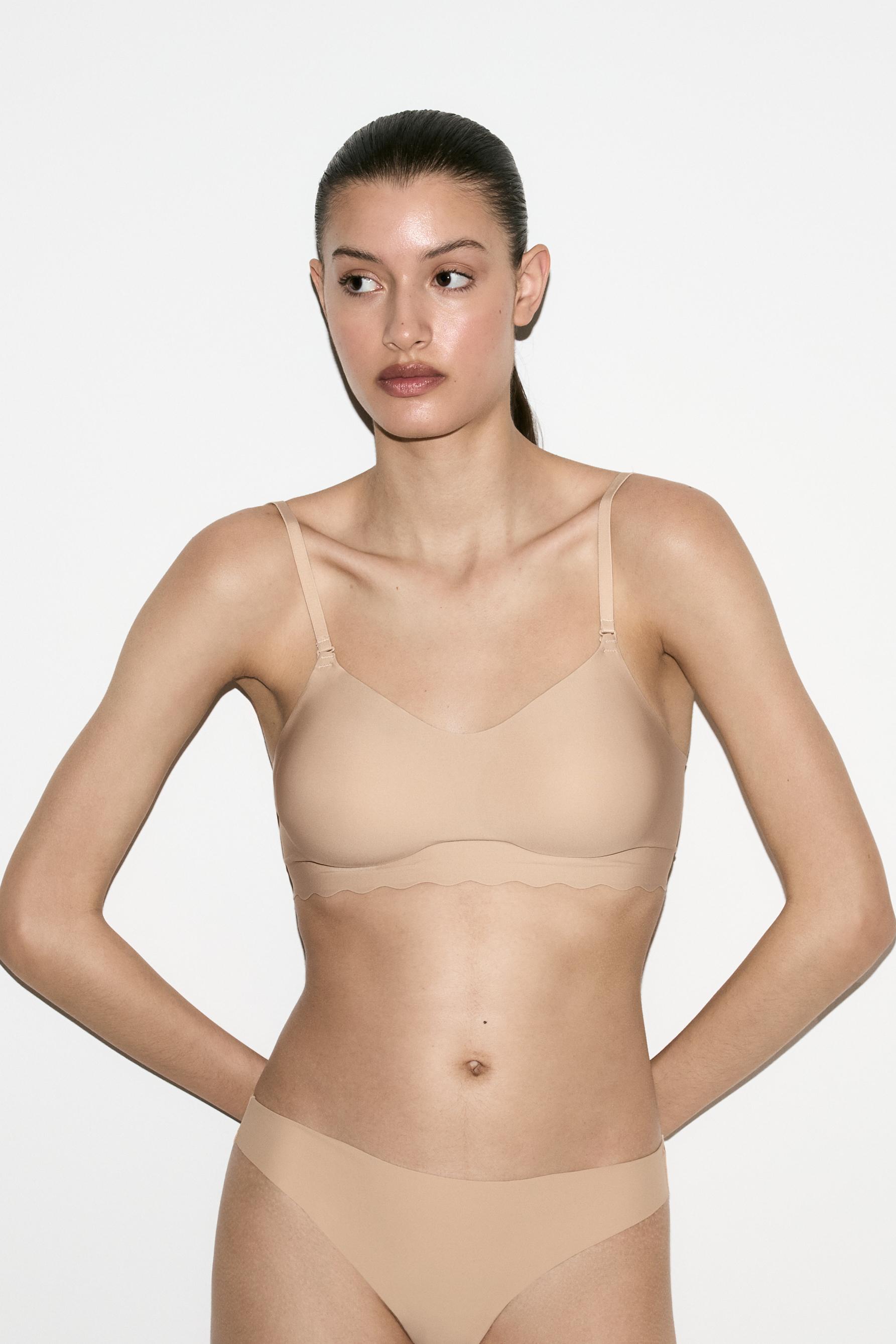 Multi-way low-back bra — ECRU
