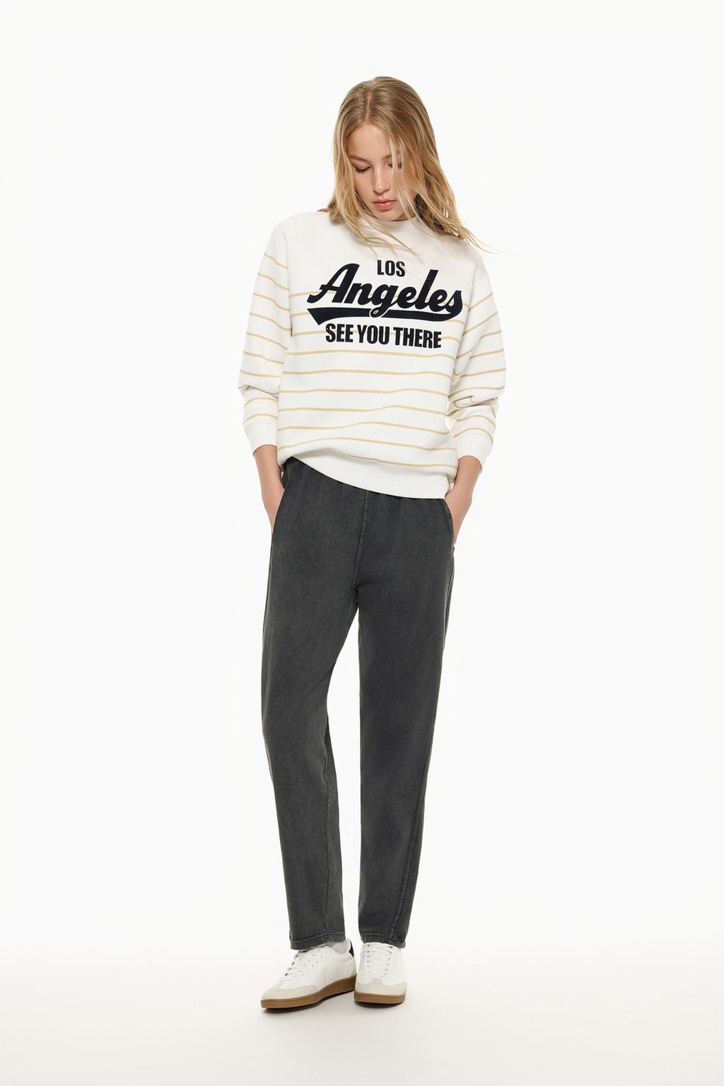 Heavy balloon fit trousers