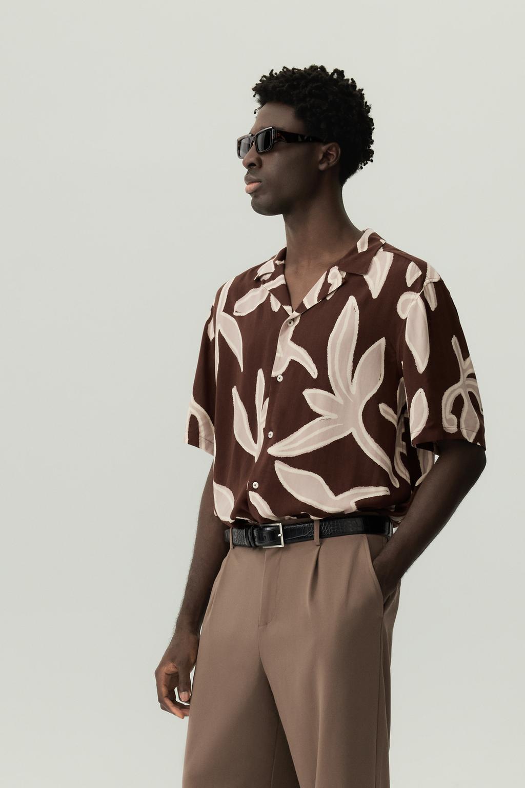 Printed resort shirt