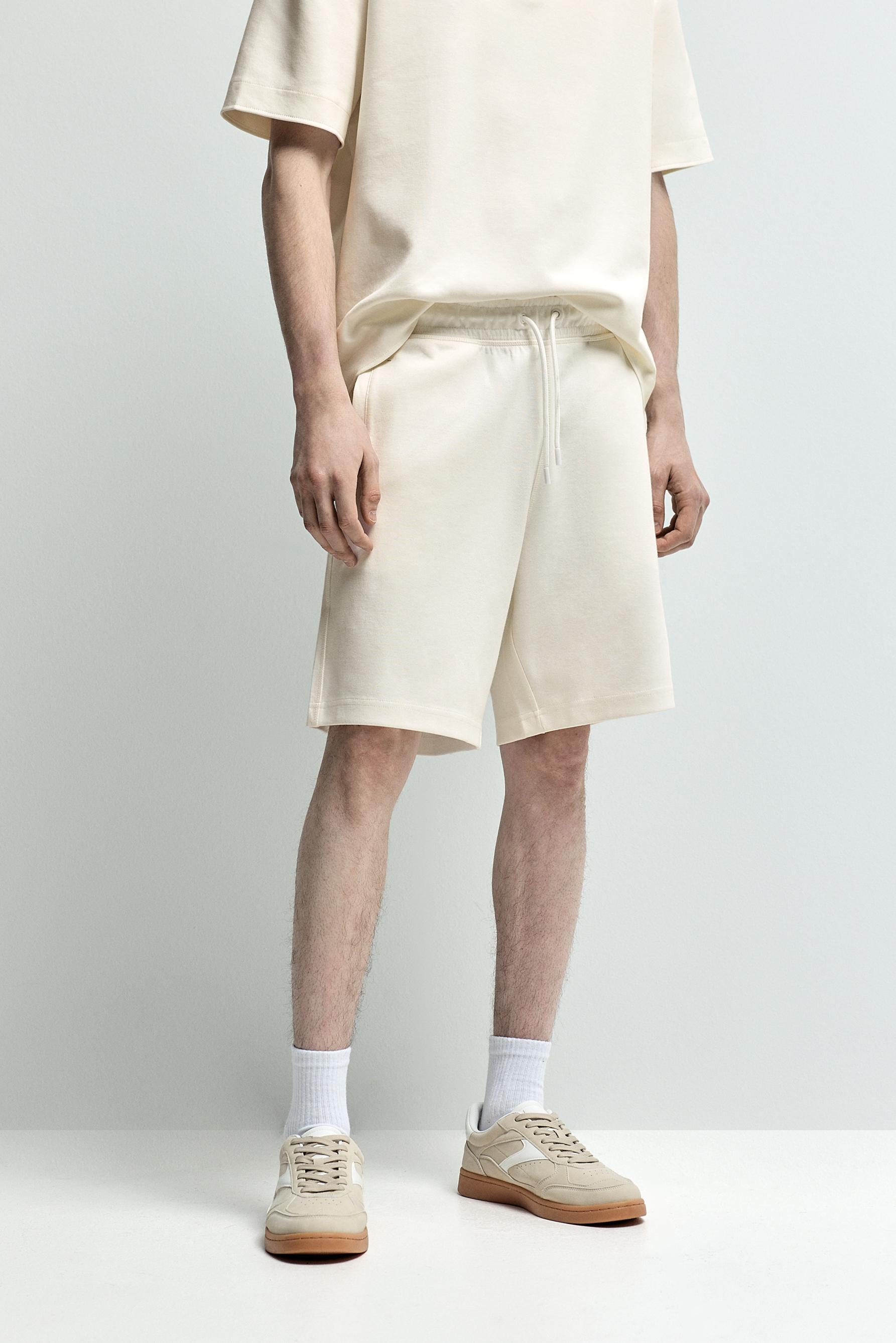 Interlock Bermuda shorts — OFF WHITE