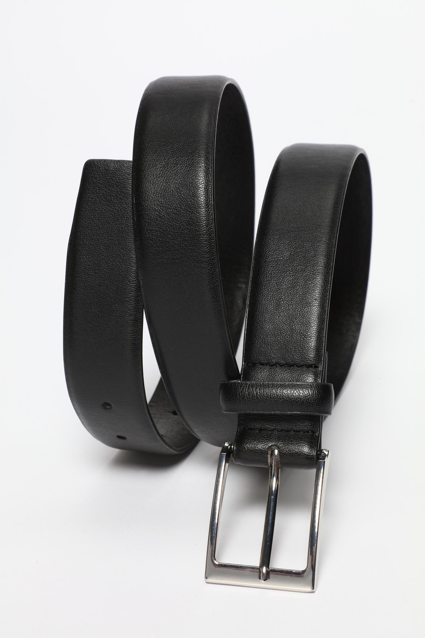 Basic dress belt — BLACK